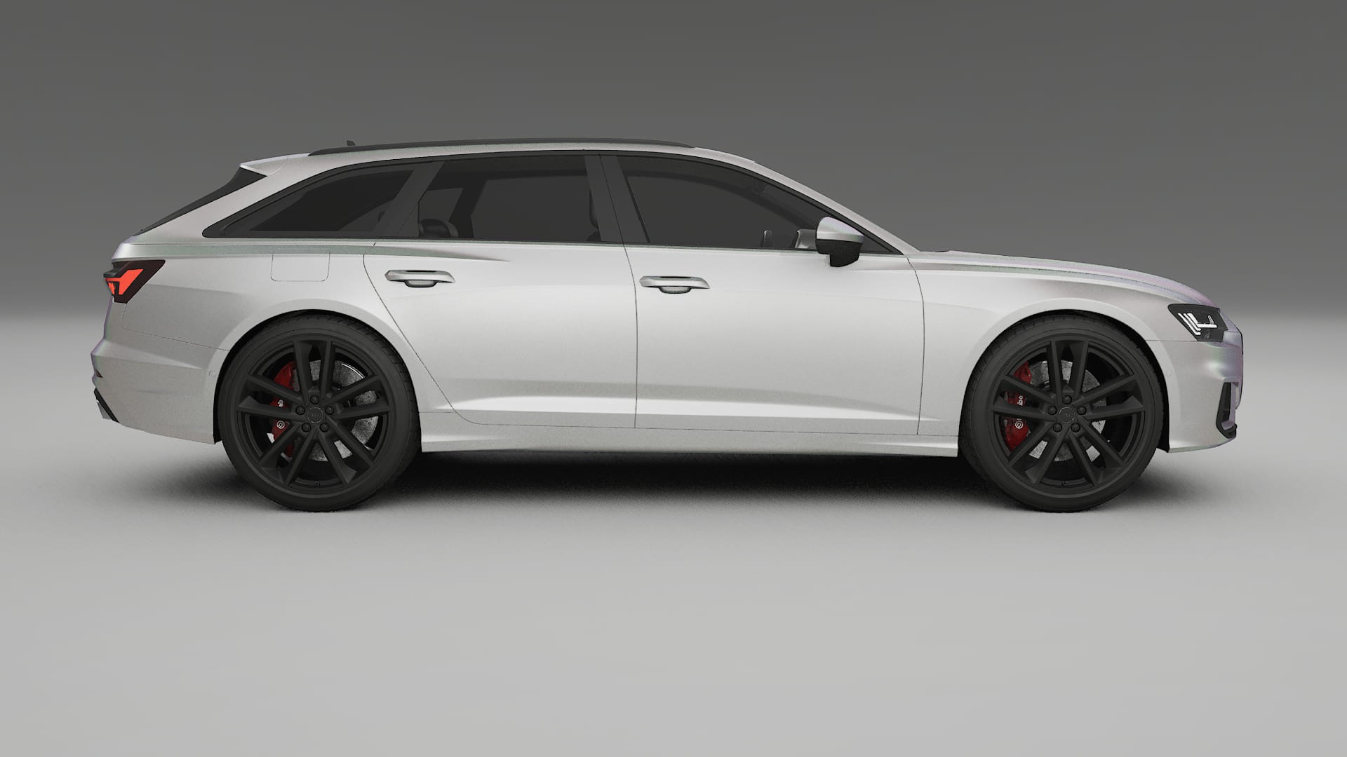 Audi S6 Avant prefacelift pre LCI C8 TPU Lackskyddsfilm | NEBULA Färgskiftande PPF – Komplett Förskuret Kit