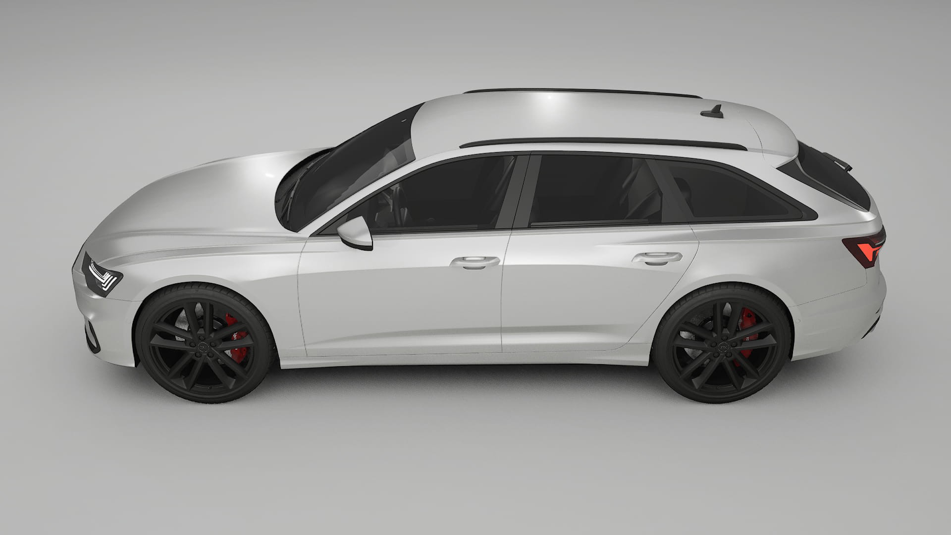 Audi S6 Avant prefacelift pre LCI C8 TPU Lackskyddsfilm | OPAL Färgskiftande PPF – Komplett Förskuret Kit