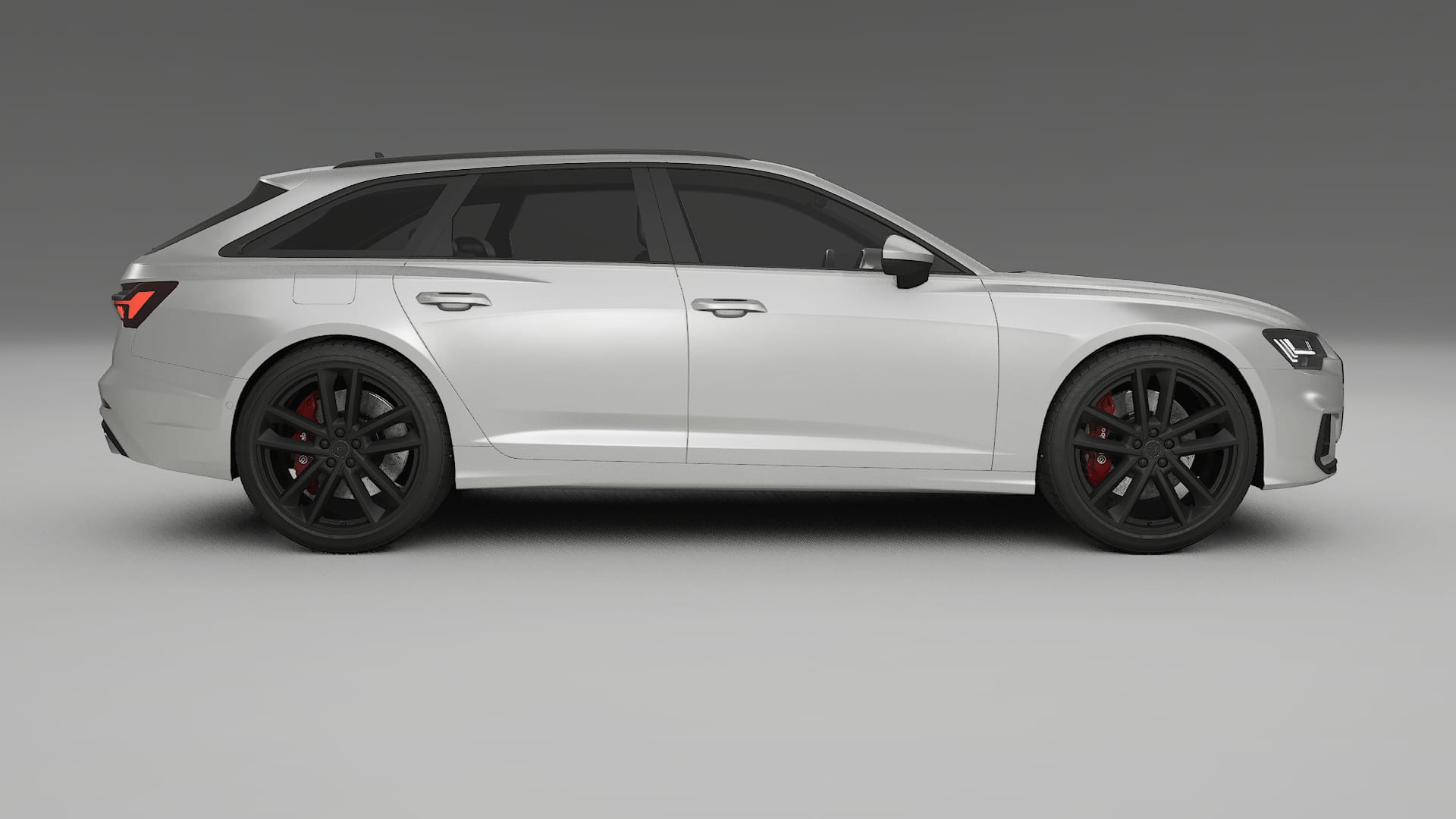 Audi S6 Avant prefacelift pre LCI C8 TPU Lackskyddsfilm | OPAL Färgskiftande PPF – Komplett Förskuret Kit