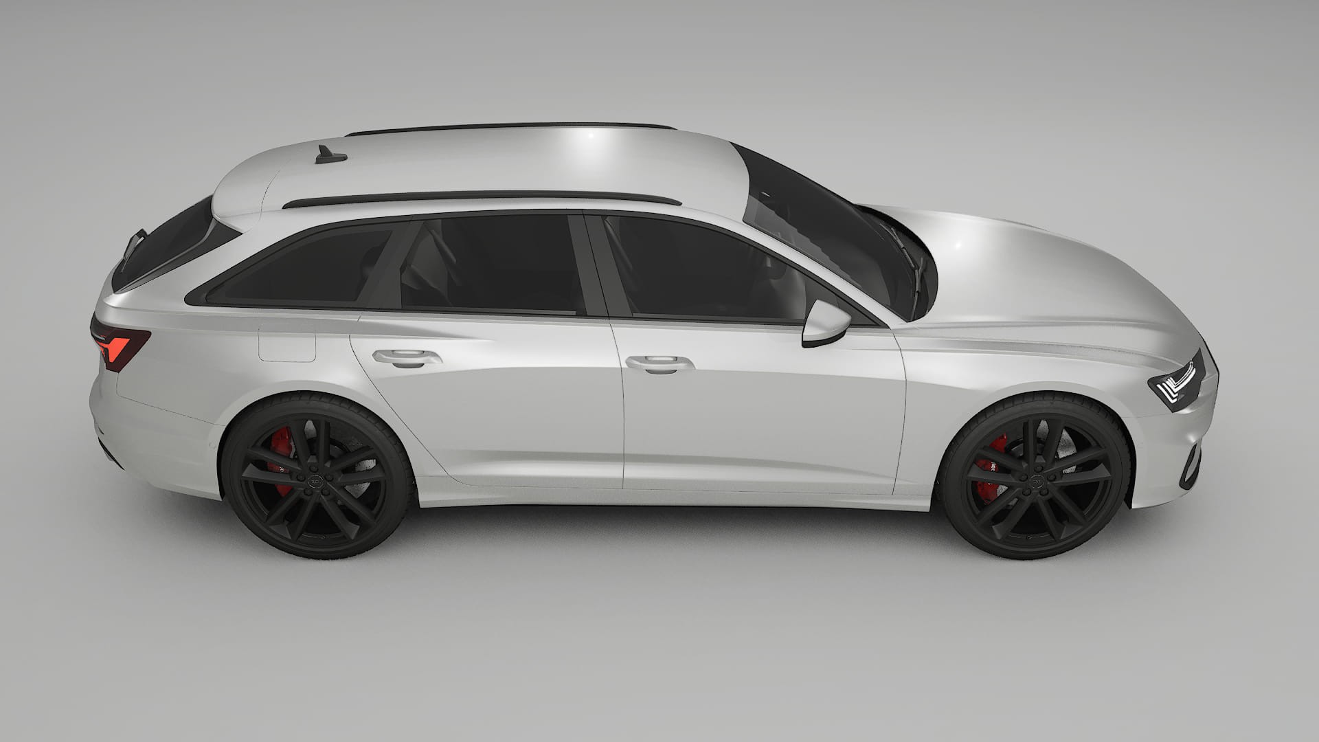 Audi S6 Avant prefacelift pre LCI C8 TPU Lackskyddsfilm | OPAL Färgskiftande PPF – Komplett Förskuret Kit