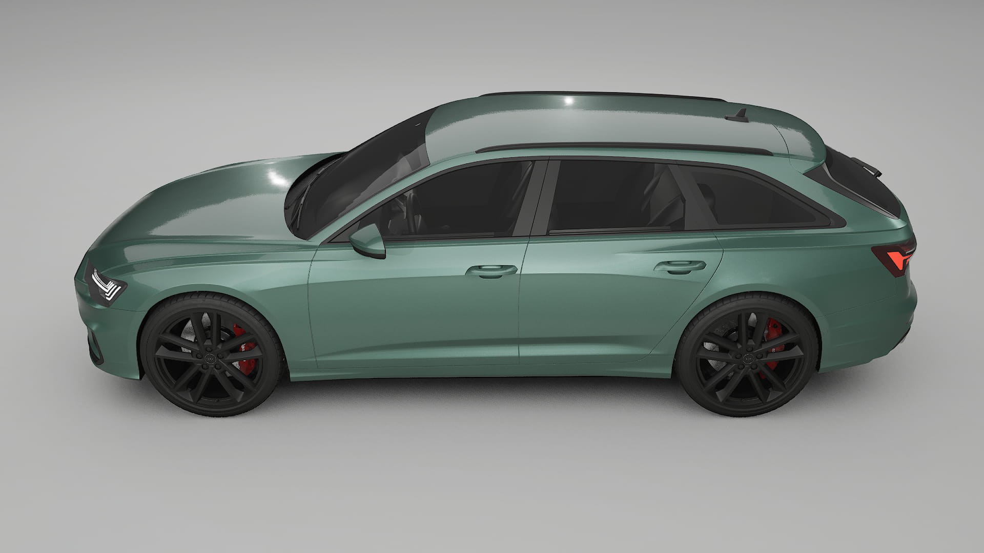 Audi S6 Avant prefacelift pre LCI C8 TPU Lackskyddsfilm | EVERGREEN Färgskiftande PPF – Komplett Förskuret Kit