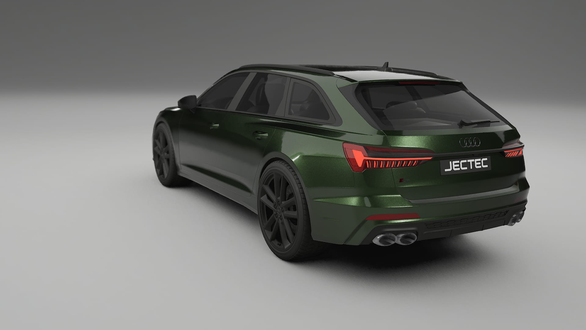 Audi S6 Avant prefacelift pre LCI C8 TPU Lackskyddsfilm | LAGOON Färgskiftande PPF – Komplett Förskuret Kit