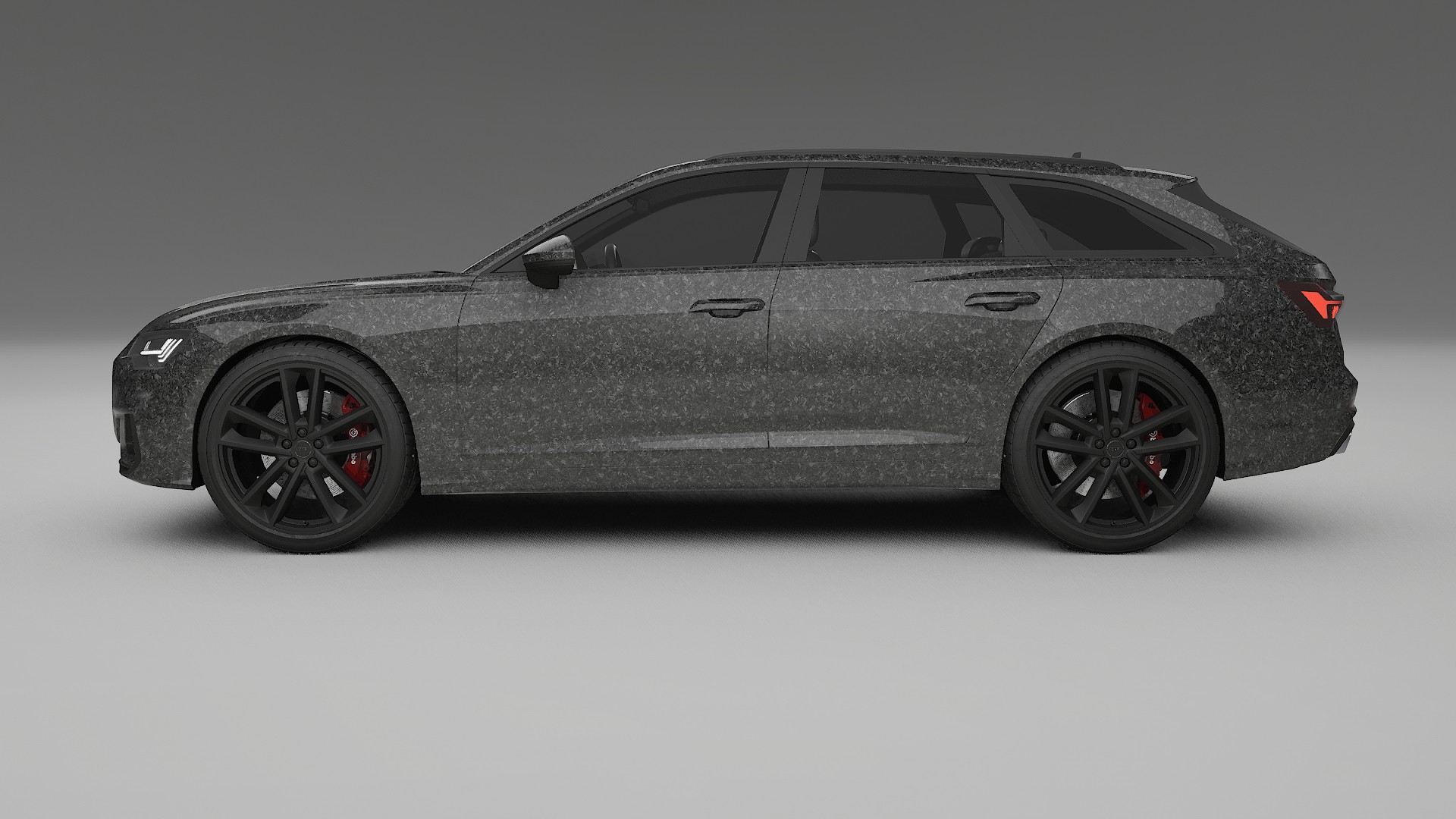 Audi S6 Avant prefacelift pre LCI C8 TPU Lackskyddsfilm | FORGED S Färgskiftande PPF – Komplett Förskuret Kit