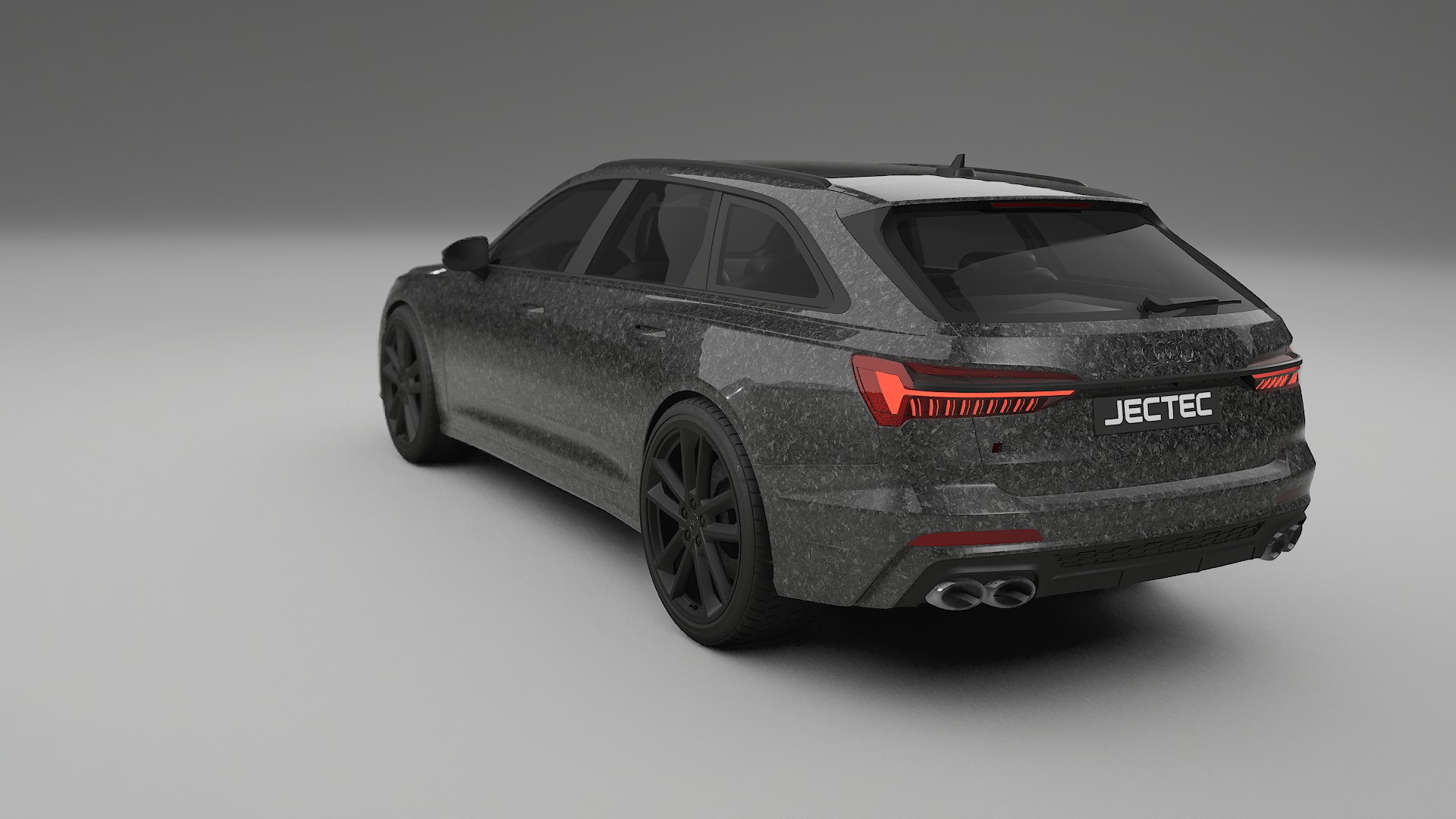 Audi S6 Avant prefacelift pre LCI C8 TPU Lackskyddsfilm | FORGED S Färgskiftande PPF – Komplett Förskuret Kit