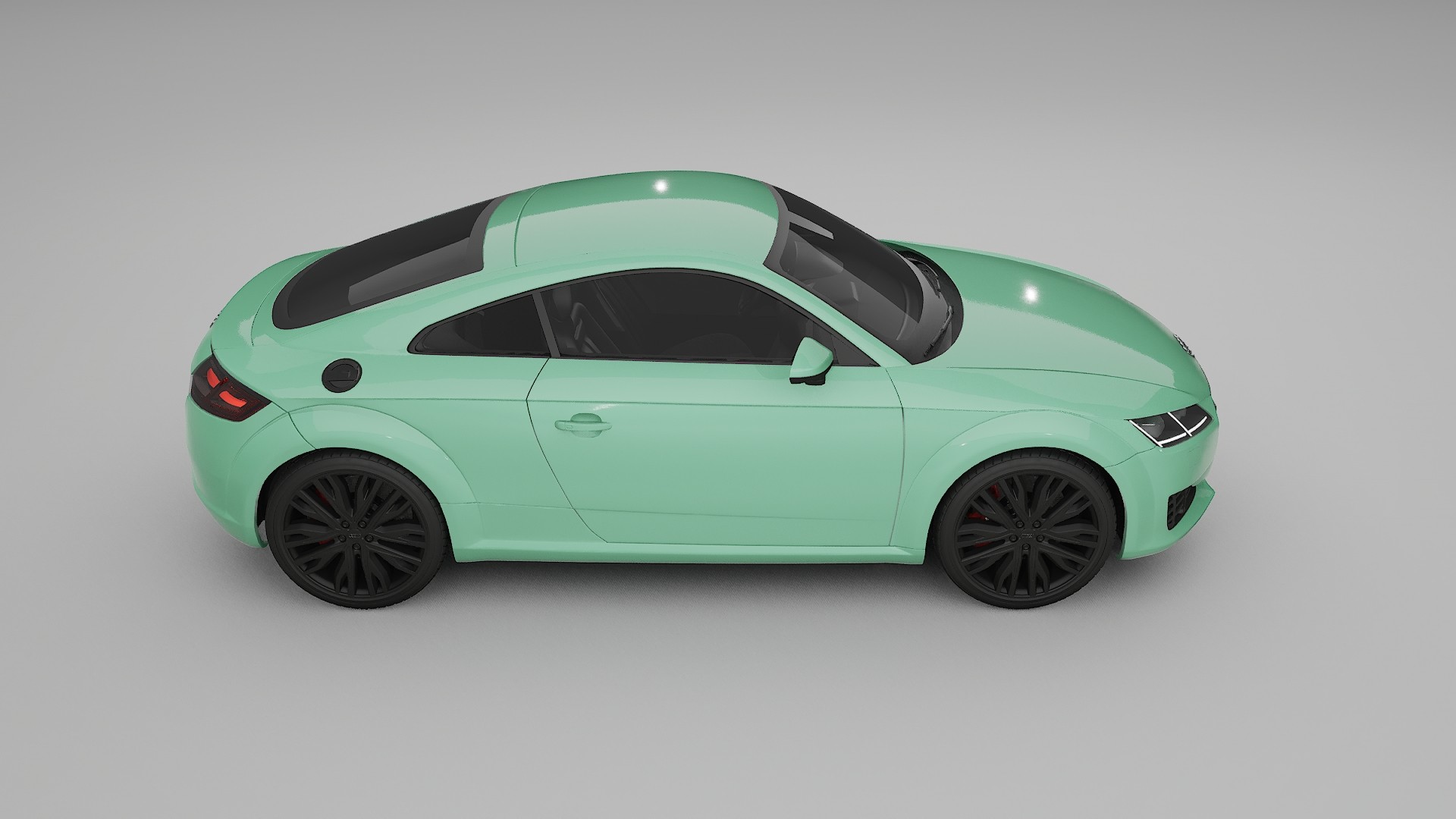 Audi TT Coupe 8S prefacelift pre LCI TPU Lackskyddsfilm | DUSTY Färgskiftande PPF – Komplett Förskuret Kit