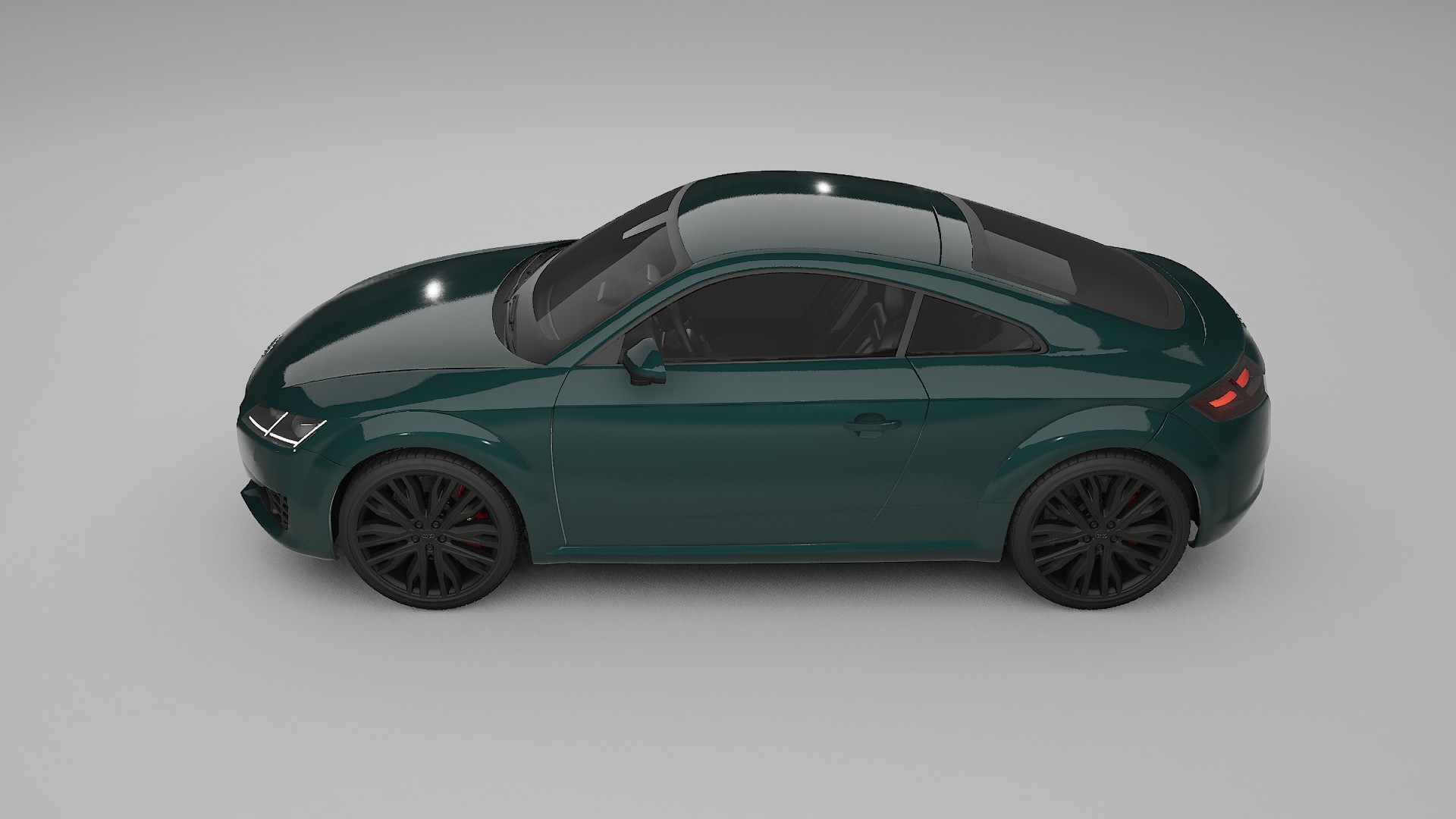 Audi TT Coupe 8S prefacelift pre LCI TPU Lackskyddsfilm | INFERNO Färgskiftande PPF – Komplett Förskuret Kit