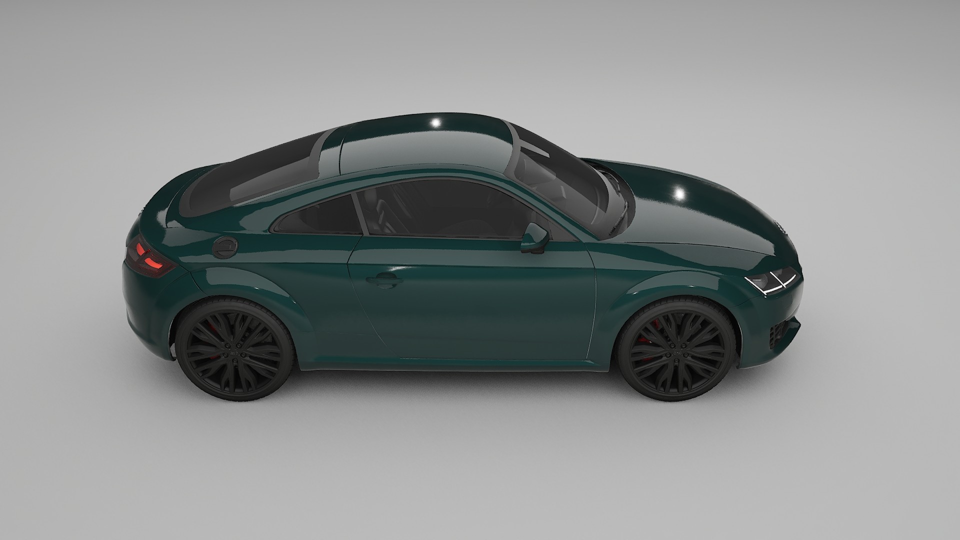 Audi TT Coupe 8S prefacelift pre LCI TPU Lackskyddsfilm | INFERNO Färgskiftande PPF – Komplett Förskuret Kit