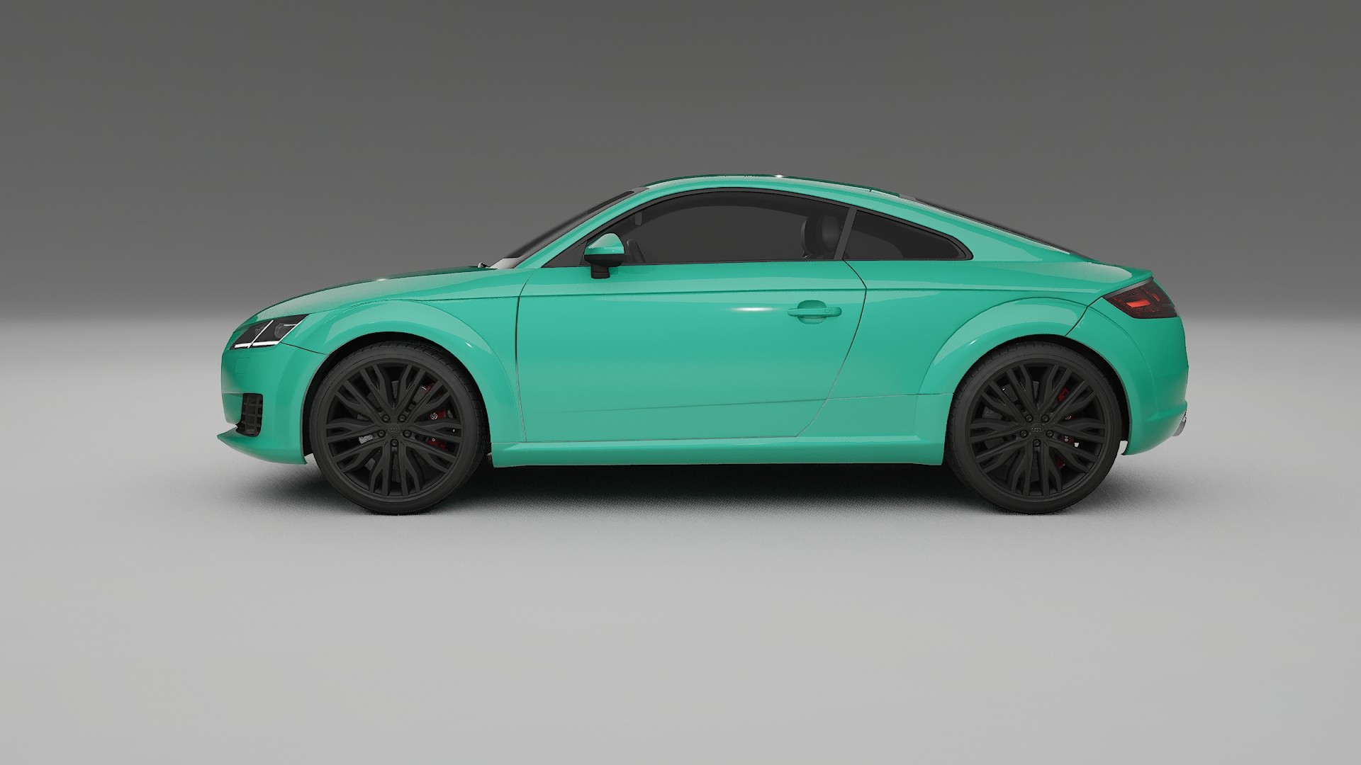 Audi TT Coupe 8S prefacelift pre LCI TPU Lackskyddsfilm | JEWEL Färgskiftande PPF – Komplett Förskuret Kit
