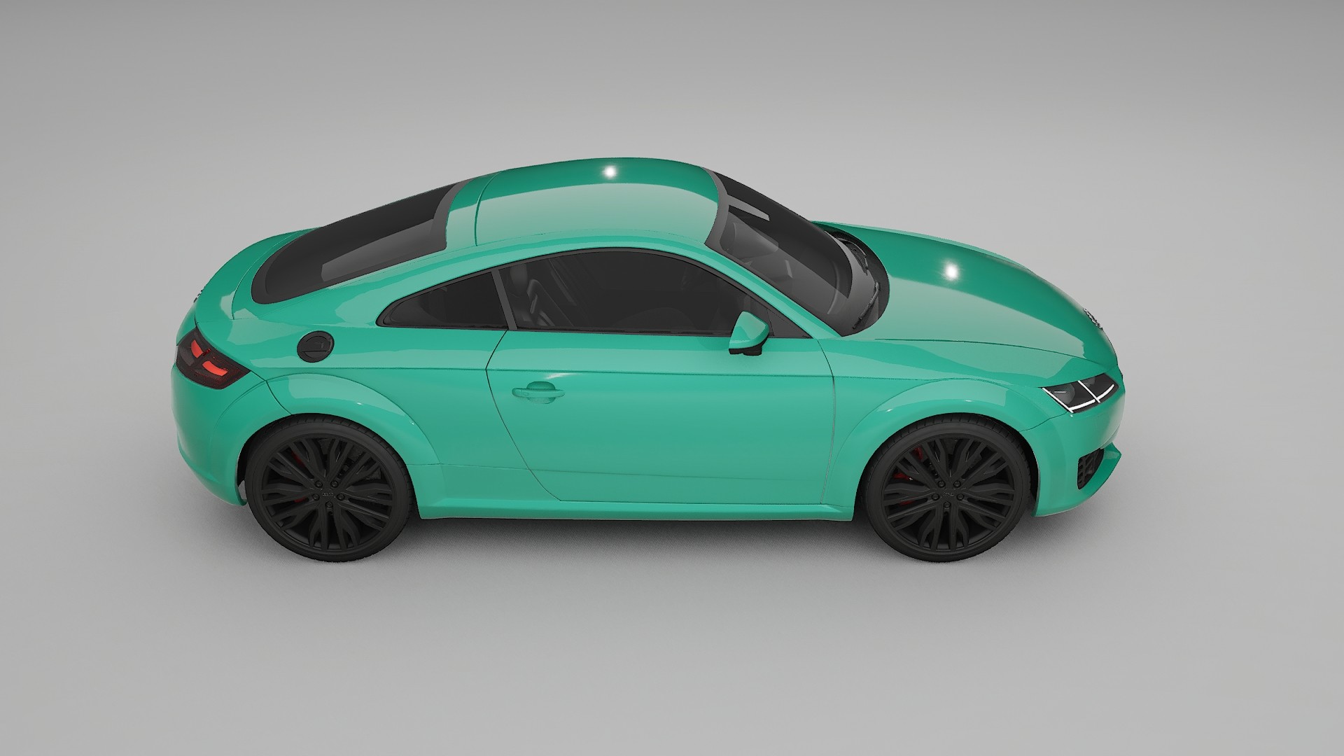 Audi TT Coupe 8S prefacelift pre LCI TPU Lackskyddsfilm | JEWEL Färgskiftande PPF – Komplett Förskuret Kit