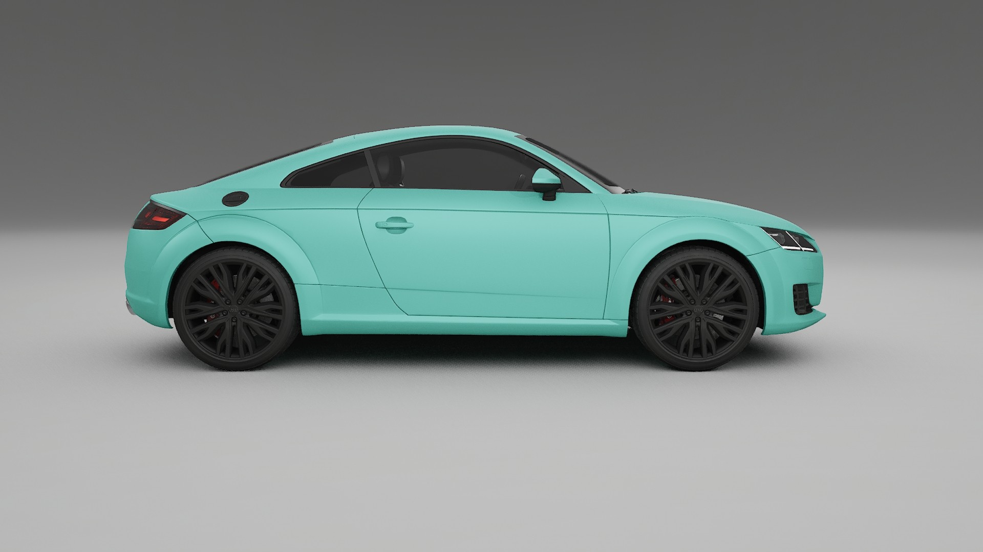 Audi TT Coupe 8S prefacelift pre LCI TPU Lackskyddsfilm | FROST Färgskiftande PPF – Komplett Förskuret Kit