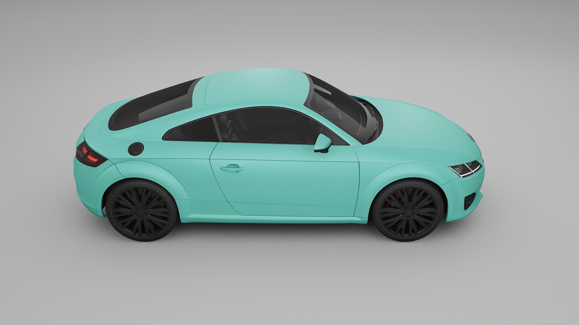 Audi TT Coupe 8S prefacelift pre LCI TPU Lackskyddsfilm | FROST Färgskiftande PPF – Komplett Förskuret Kit