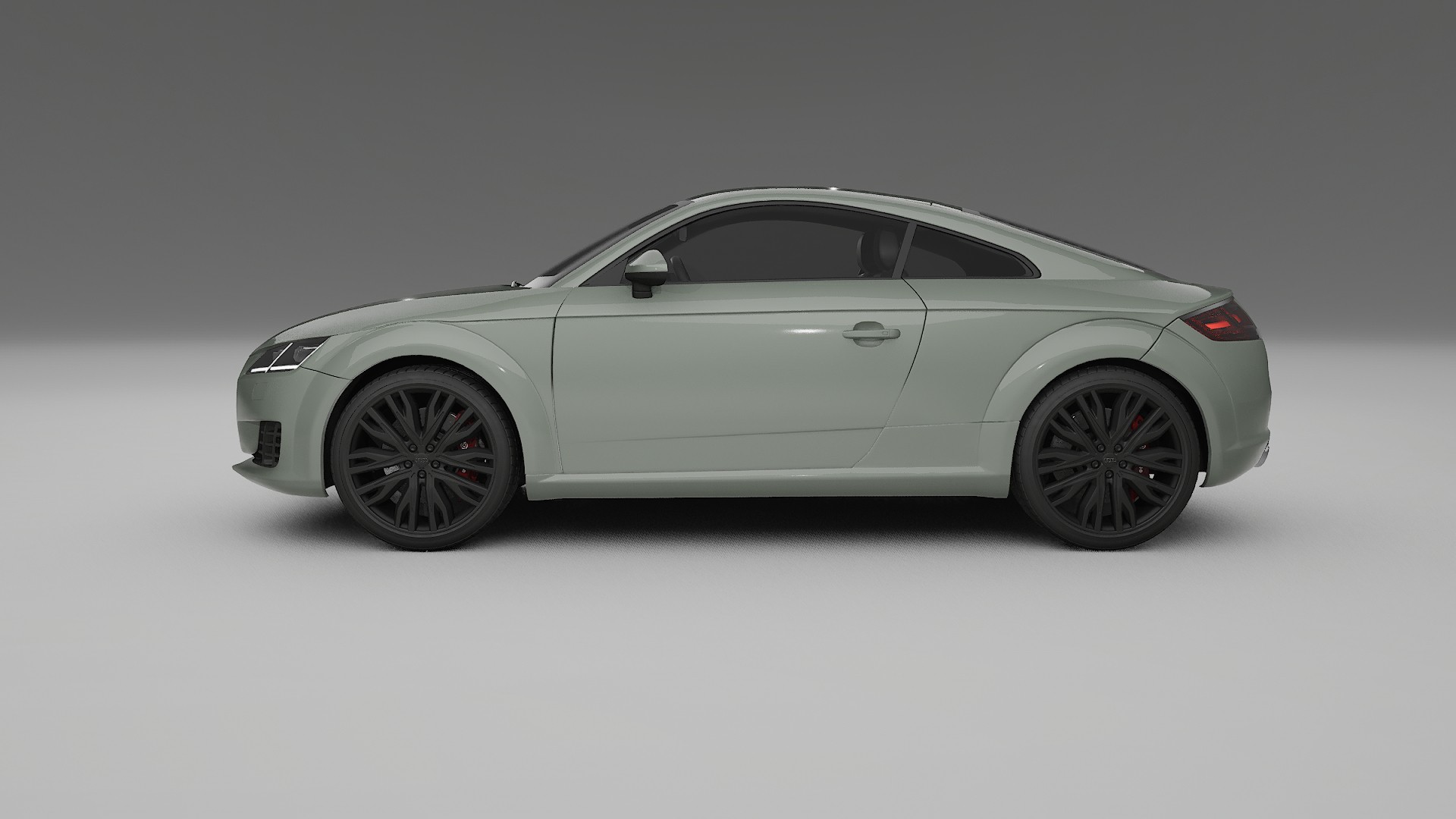 Audi TT Coupe 8S prefacelift pre LCI TPU Lackskyddsfilm | SLATE Färgskiftande PPF – Komplett Förskuret Kit