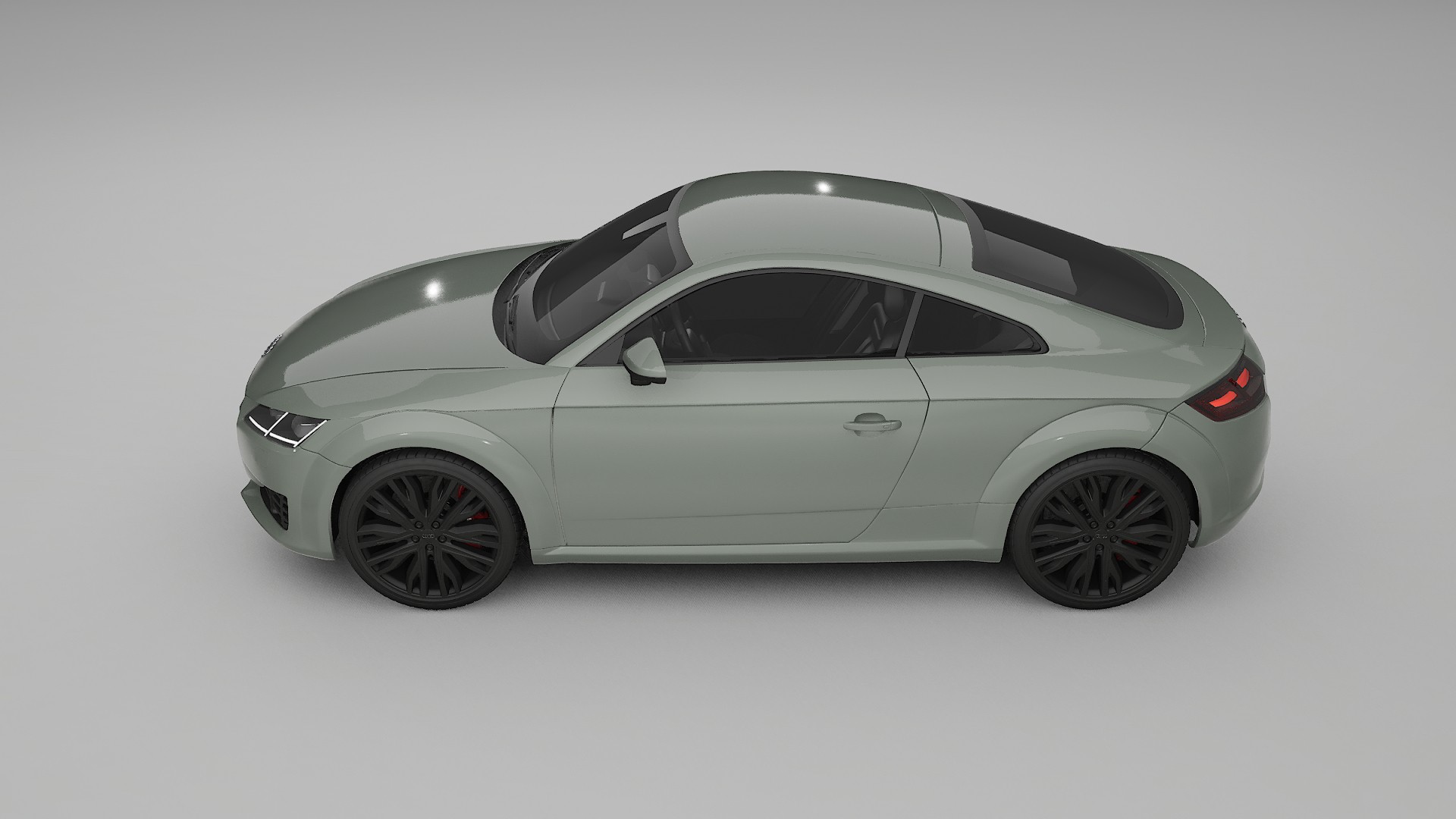 Audi TT Coupe 8S prefacelift pre LCI TPU Lackskyddsfilm | SLATE Färgskiftande PPF – Komplett Förskuret Kit