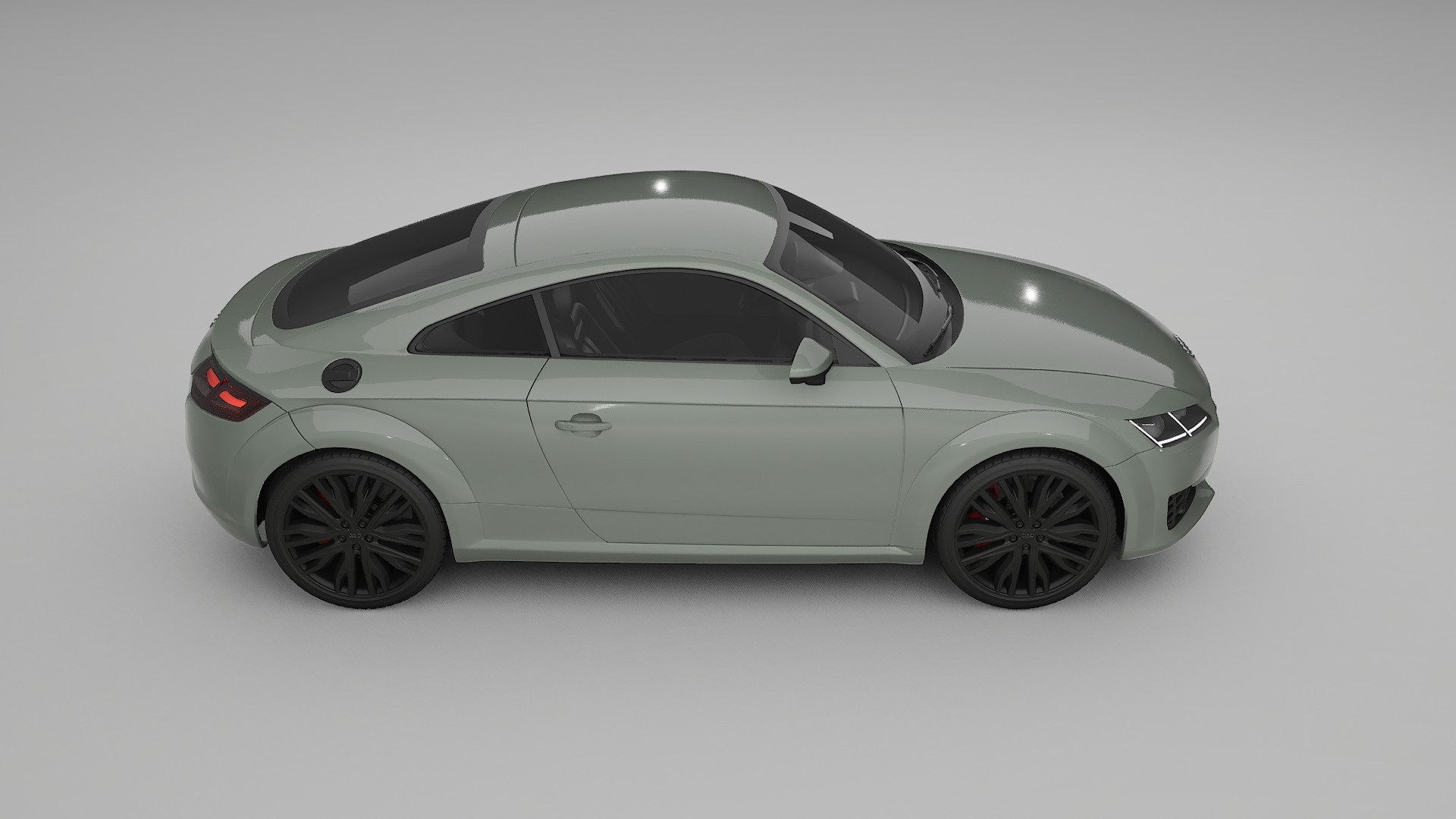 Audi TT Coupe 8S prefacelift pre LCI TPU Lackskyddsfilm | SLATE Färgskiftande PPF – Komplett Förskuret Kit