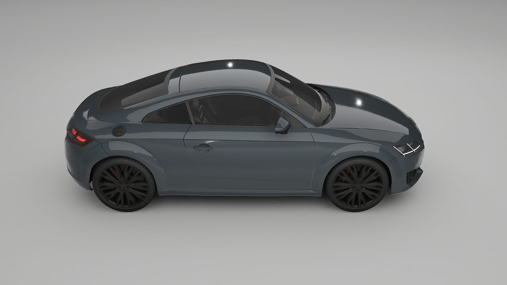 Audi TT Coupe 8S prefacelift pre LCI TPU Lackskyddsfilm | GRANITE Färgskiftande PPF – Komplett Förskuret Kit