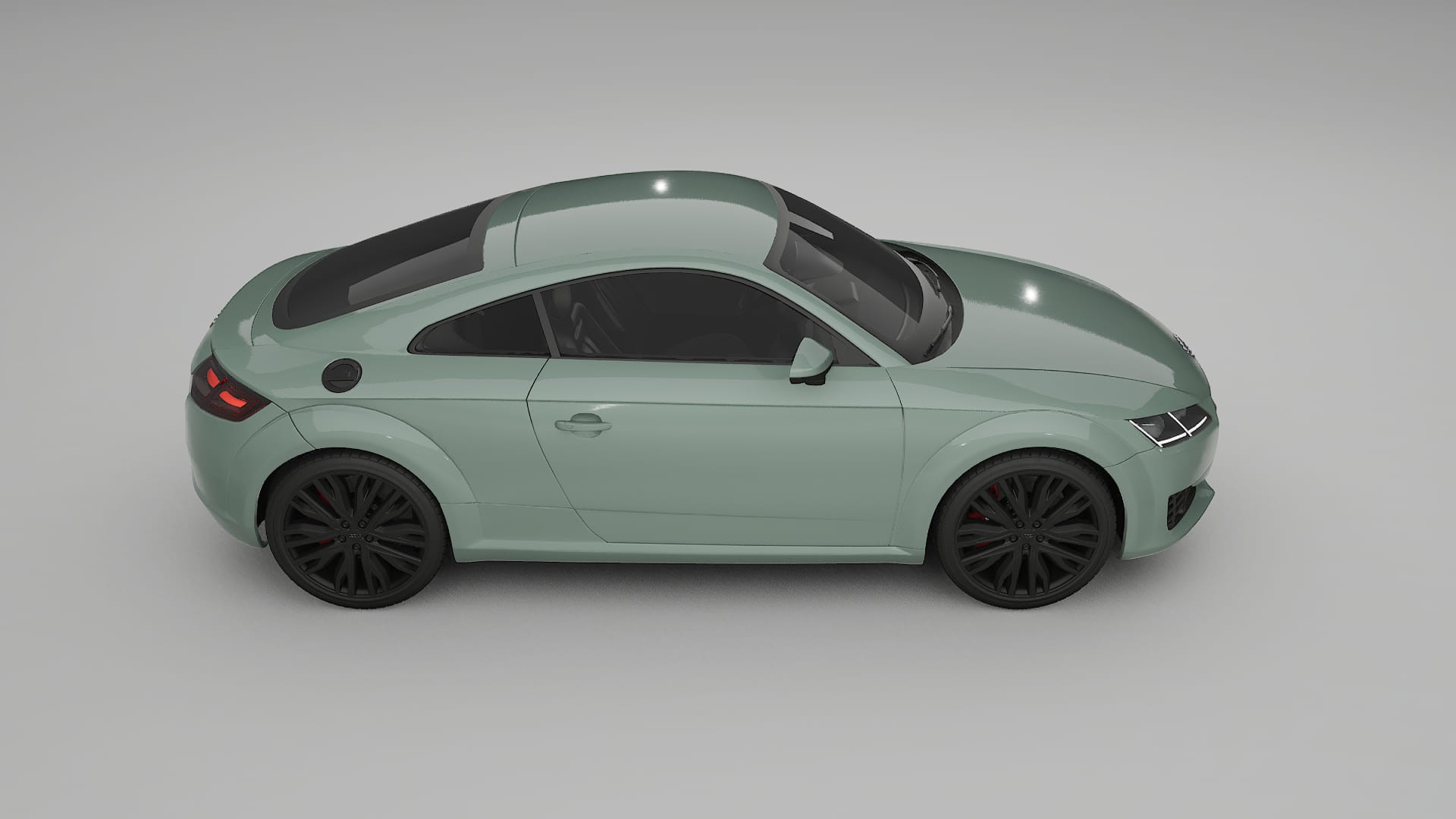 Audi TT Coupe 8S prefacelift pre LCI TPU Lackskyddsfilm | CINDER Färgskiftande PPF – Komplett Förskuret Kit