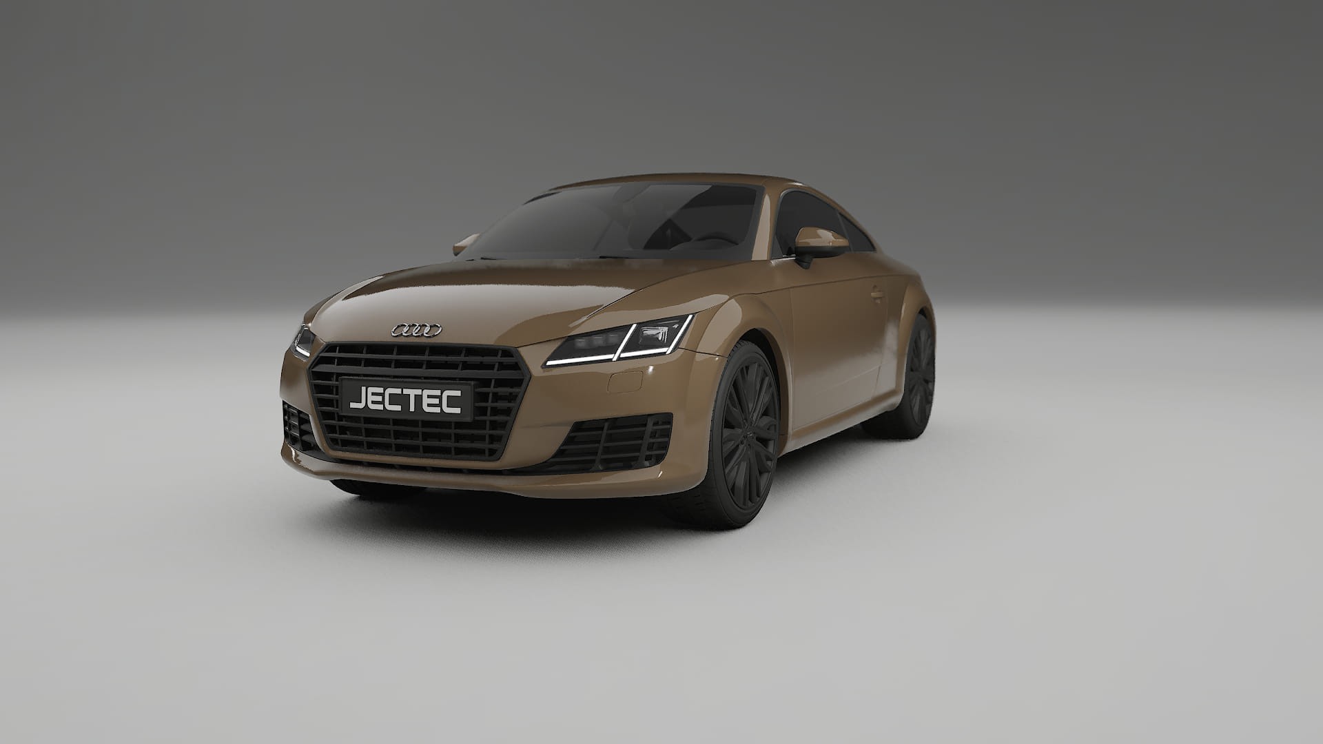 Audi TT Coupe 8S prefacelift pre LCI TPU Lackskyddsfilm | SAHARA Färgskiftande PPF – Komplett Förskuret Kit