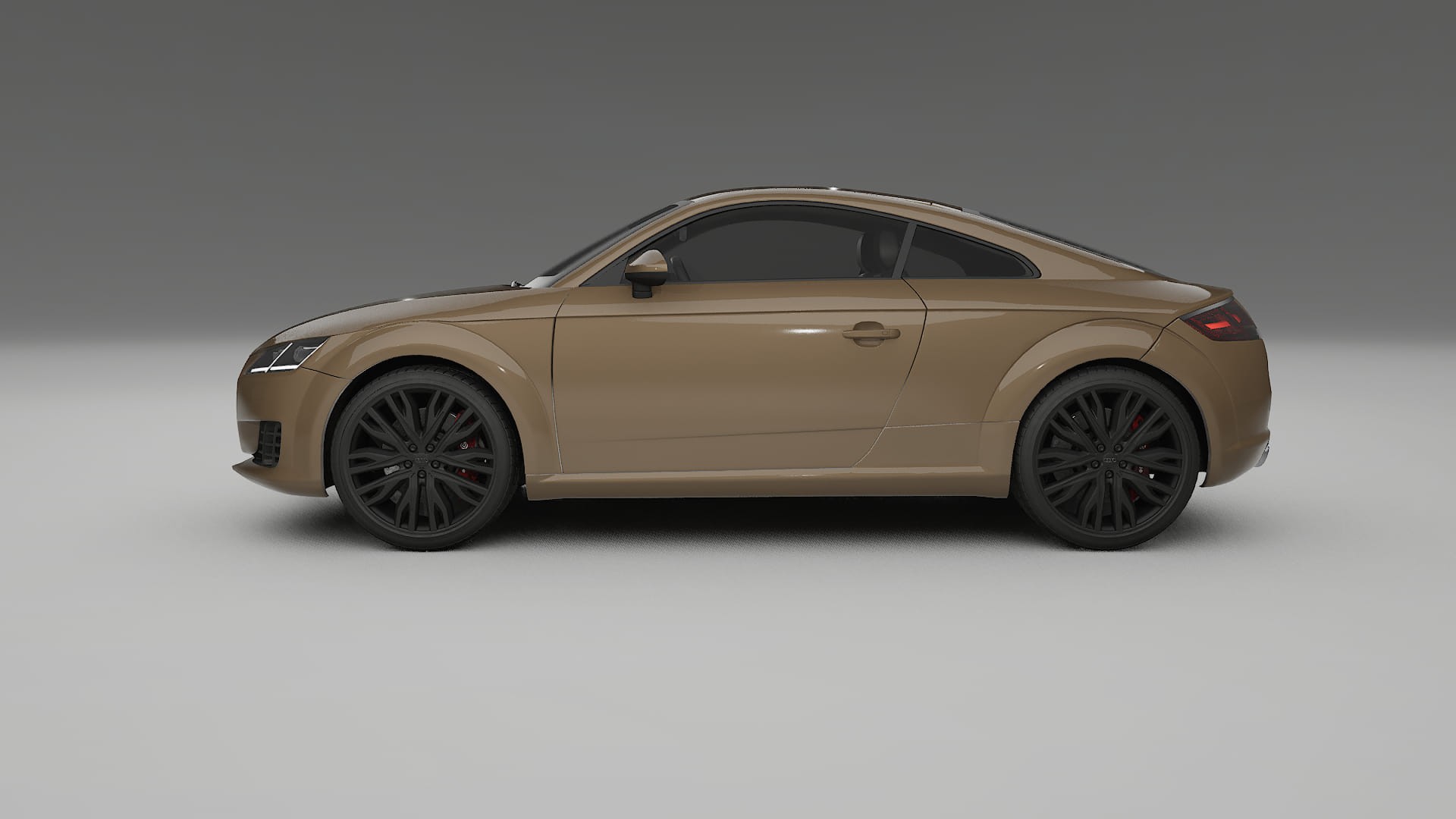 Audi TT Coupe 8S prefacelift pre LCI TPU Lackskyddsfilm | SAHARA Färgskiftande PPF – Komplett Förskuret Kit
