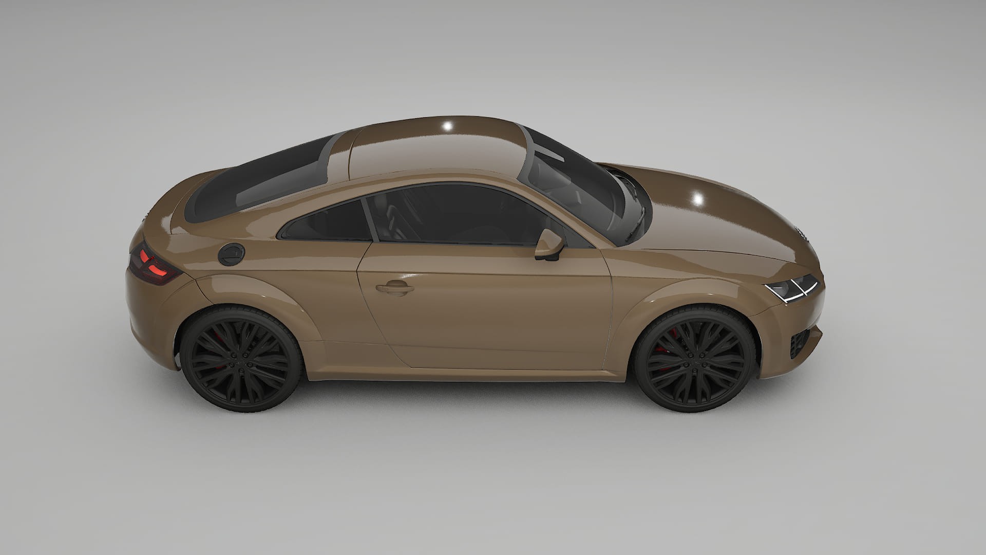 Audi TT Coupe 8S prefacelift pre LCI TPU Lackskyddsfilm | SAHARA Färgskiftande PPF – Komplett Förskuret Kit