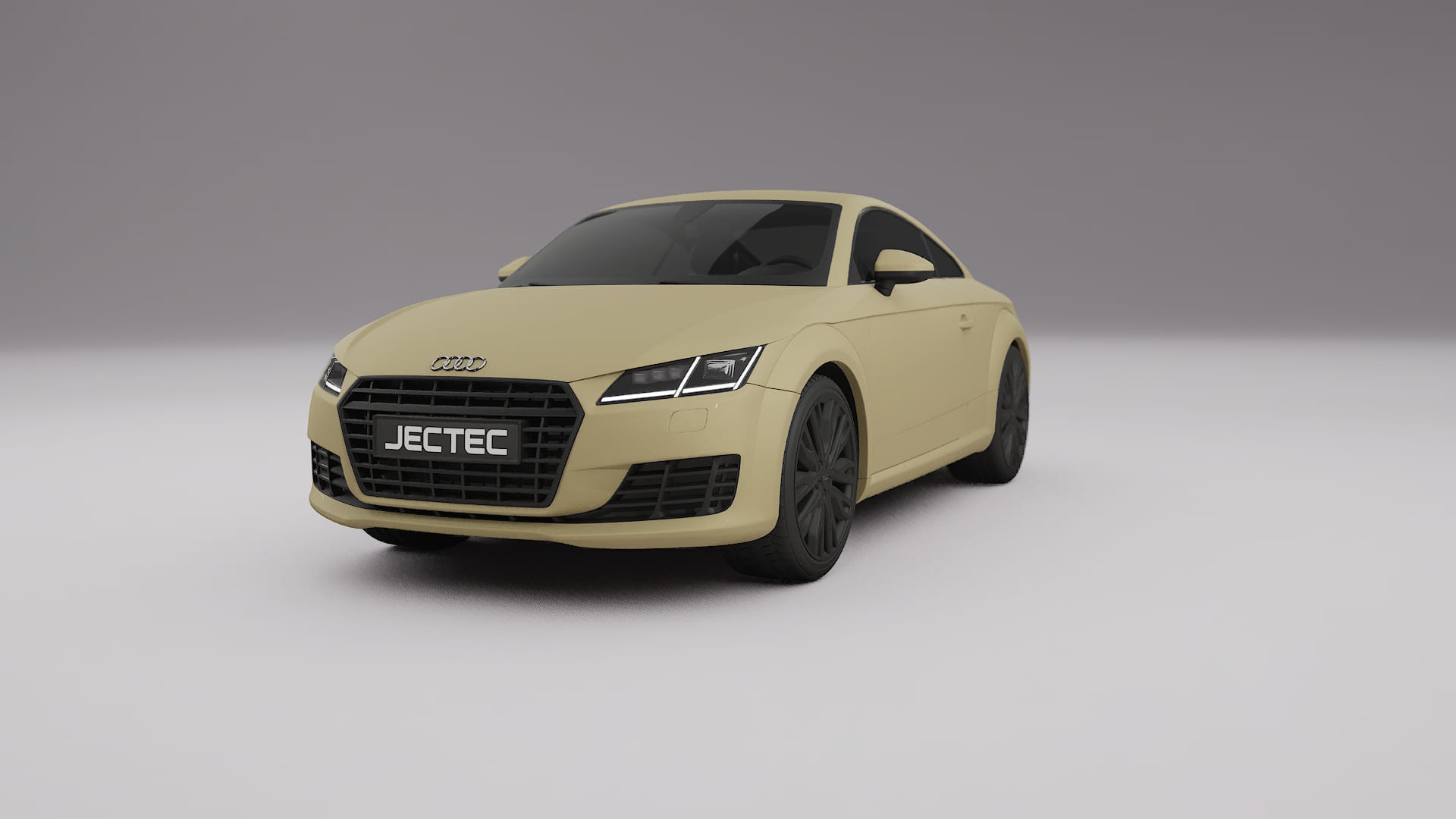 Audi TT Coupe 8S prefacelift pre LCI TPU Lackskyddsfilm | SAND Färgskiftande PPF – Komplett Förskuret Kit