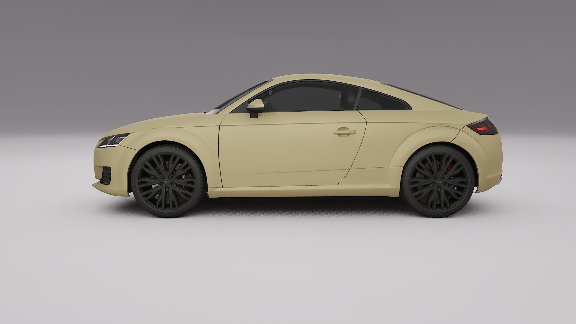 Audi TT Coupe 8S prefacelift pre LCI TPU Lackskyddsfilm | SAND Färgskiftande PPF – Komplett Förskuret Kit