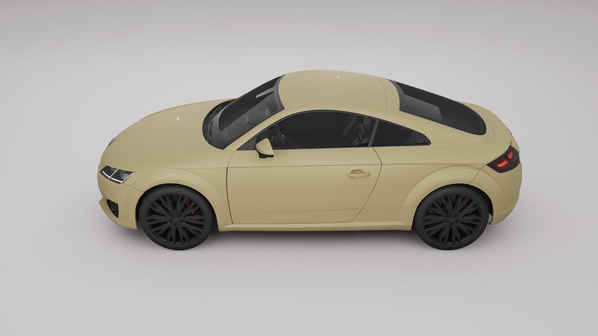 Audi TT Coupe 8S prefacelift pre LCI TPU Lackskyddsfilm | SAND Färgskiftande PPF – Komplett Förskuret Kit