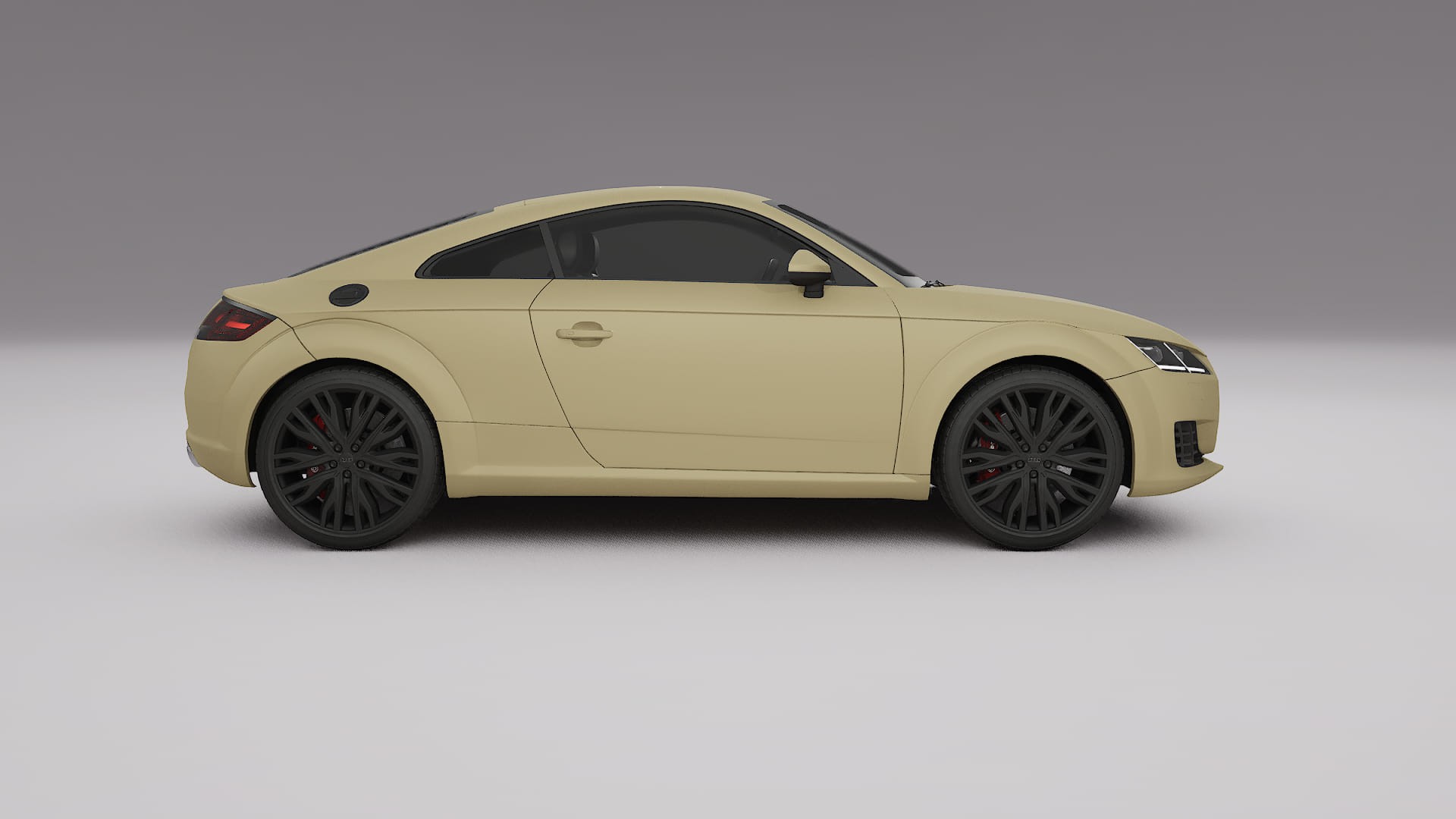 Audi TT Coupe 8S prefacelift pre LCI TPU Lackskyddsfilm | SAND Färgskiftande PPF – Komplett Förskuret Kit