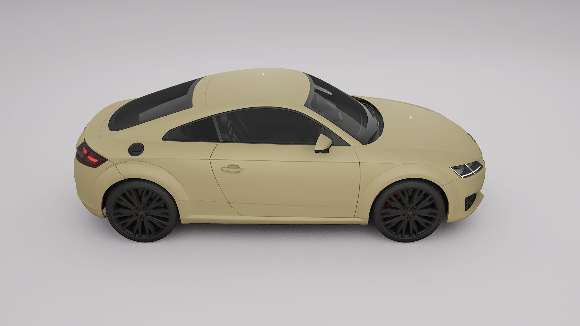 Audi TT Coupe 8S prefacelift pre LCI TPU Lackskyddsfilm | SAND Färgskiftande PPF – Komplett Förskuret Kit