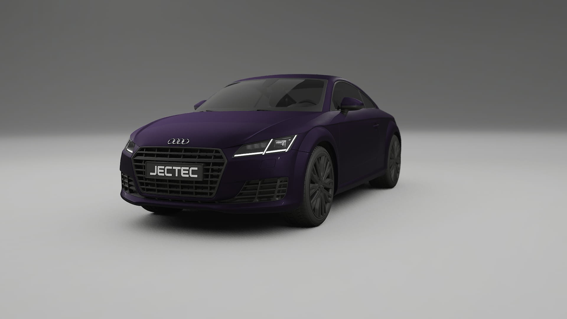 Audi TT Coupe 8S prefacelift pre LCI TPU Lackskyddsfilm | VIOLET Färgskiftande PPF – Komplett Förskuret Kit