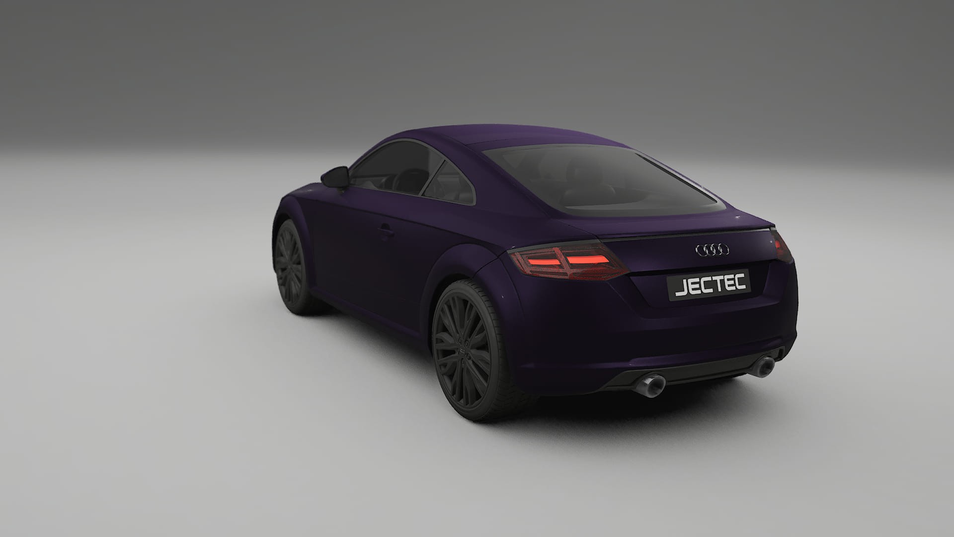 Audi TT Coupe 8S prefacelift pre LCI TPU Lackskyddsfilm | VIOLET Färgskiftande PPF – Komplett Förskuret Kit