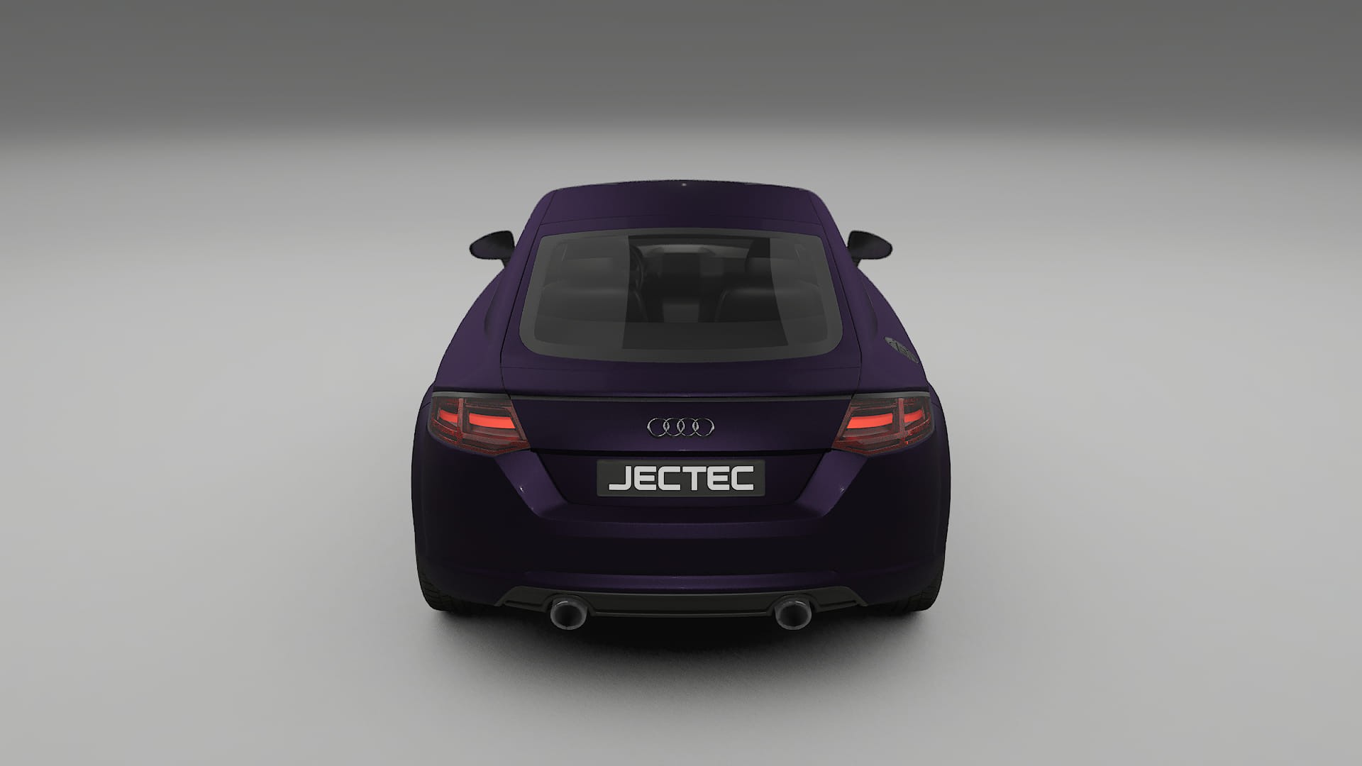 Audi TT Coupe 8S prefacelift pre LCI TPU Lackskyddsfilm | VIOLET Färgskiftande PPF – Komplett Förskuret Kit