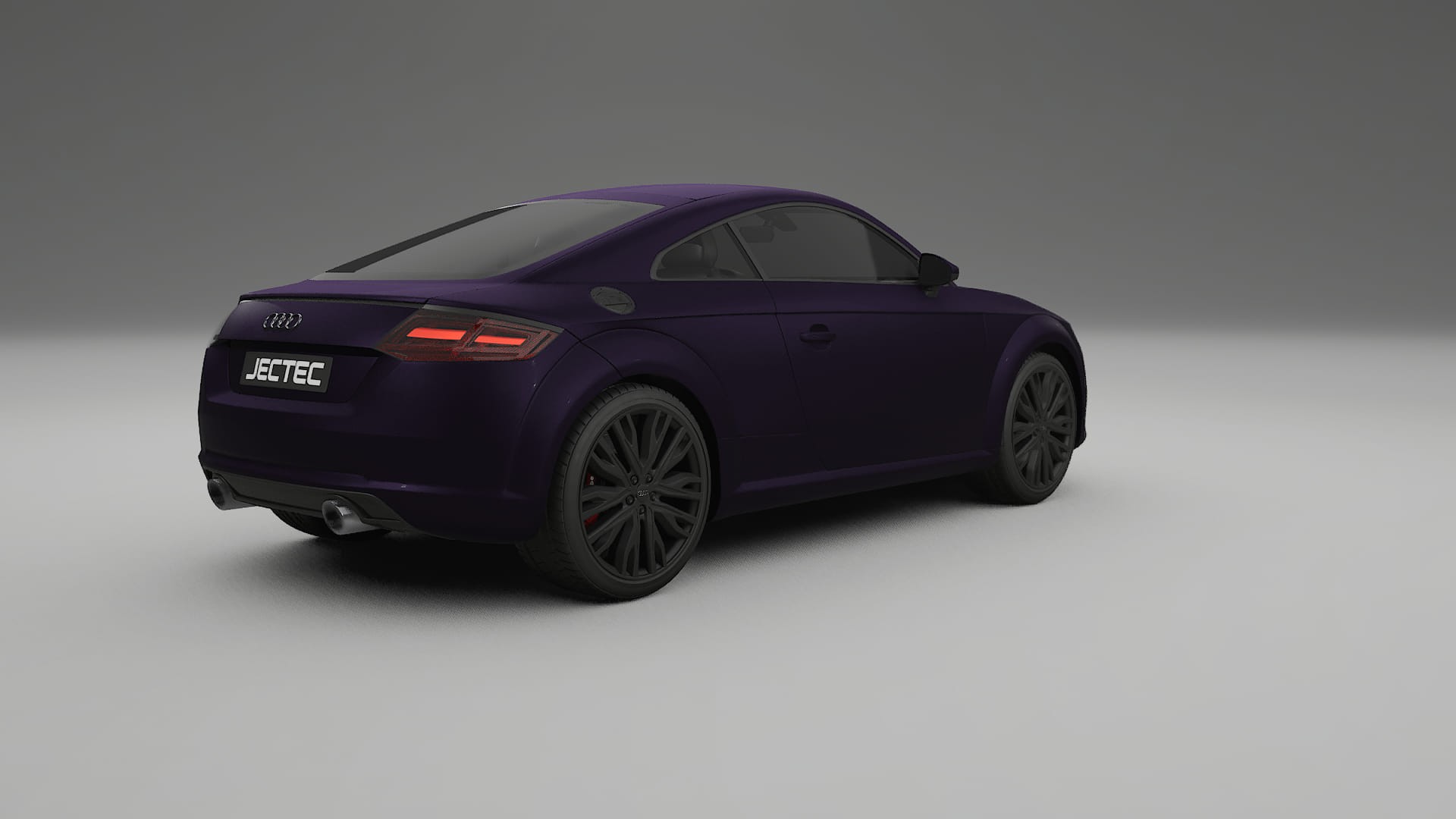 Audi TT Coupe 8S prefacelift pre LCI TPU Lackskyddsfilm | VIOLET Färgskiftande PPF – Komplett Förskuret Kit