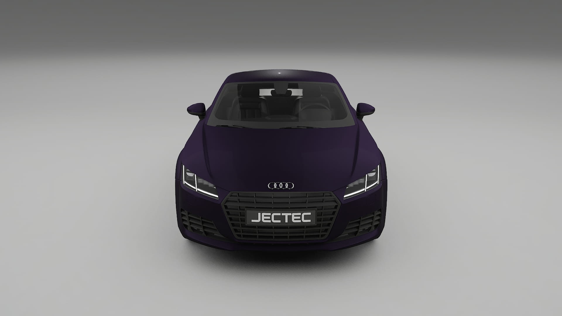 Audi TT Coupe 8S prefacelift pre LCI TPU Lackskyddsfilm | VIOLET Färgskiftande PPF – Komplett Förskuret Kit