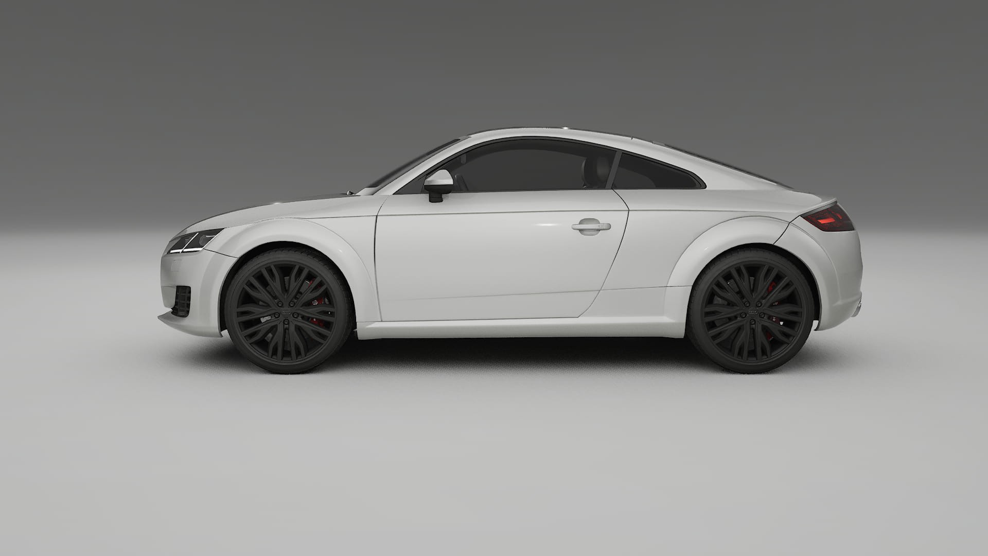Audi TT Coupe 8S prefacelift pre LCI TPU Lackskyddsfilm | PEARL Färgskiftande PPF – Komplett Förskuret Kit
