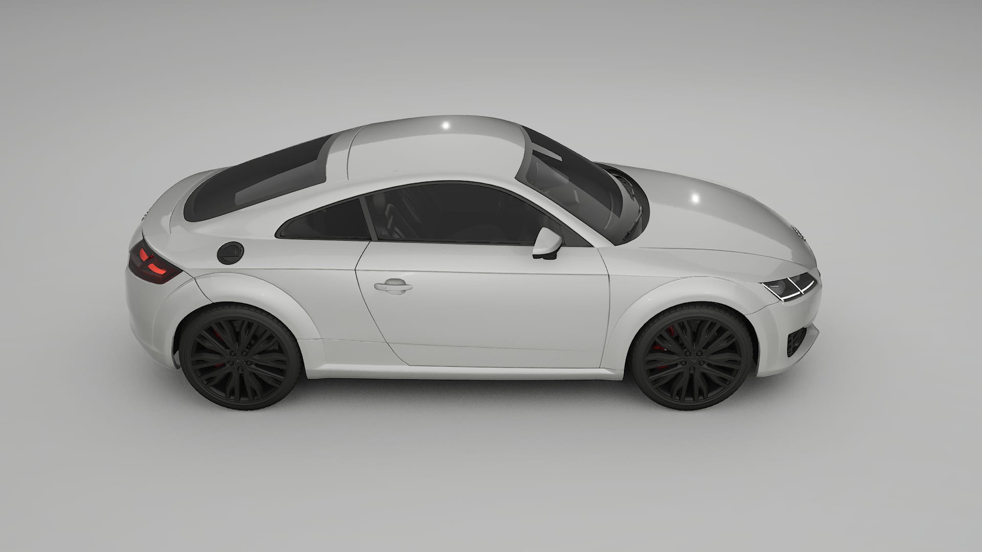 Audi TT Coupe 8S prefacelift pre LCI TPU Lackskyddsfilm | PEARL Färgskiftande PPF – Komplett Förskuret Kit