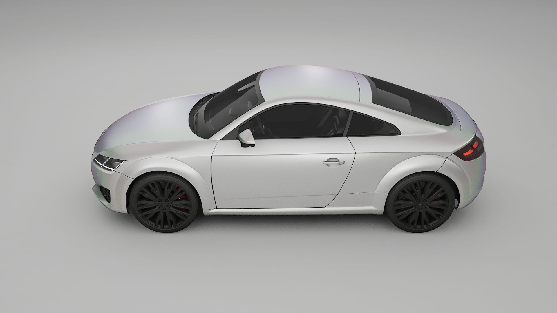 Audi TT Coupe 8S prefacelift pre LCI TPU Lackskyddsfilm | NEBULA Färgskiftande PPF – Komplett Förskuret Kit