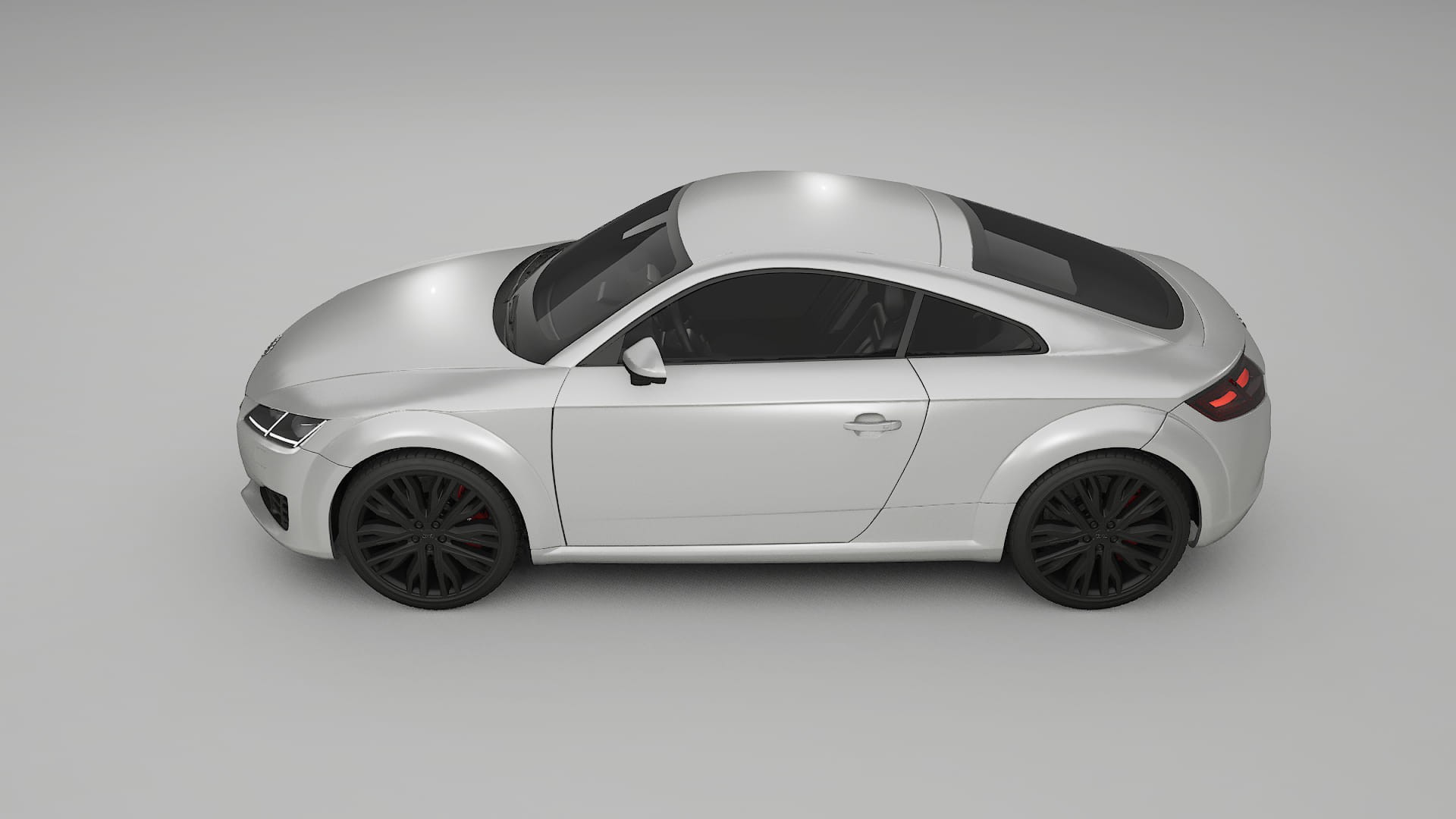 Audi TT Coupe 8S prefacelift pre LCI TPU Lackskyddsfilm | OPAL Färgskiftande PPF – Komplett Förskuret Kit