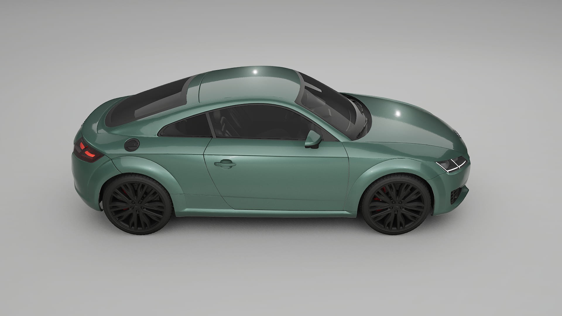 Audi TT Coupe 8S prefacelift pre LCI TPU Lackskyddsfilm | EVERGREEN Färgskiftande PPF – Komplett Förskuret Kit