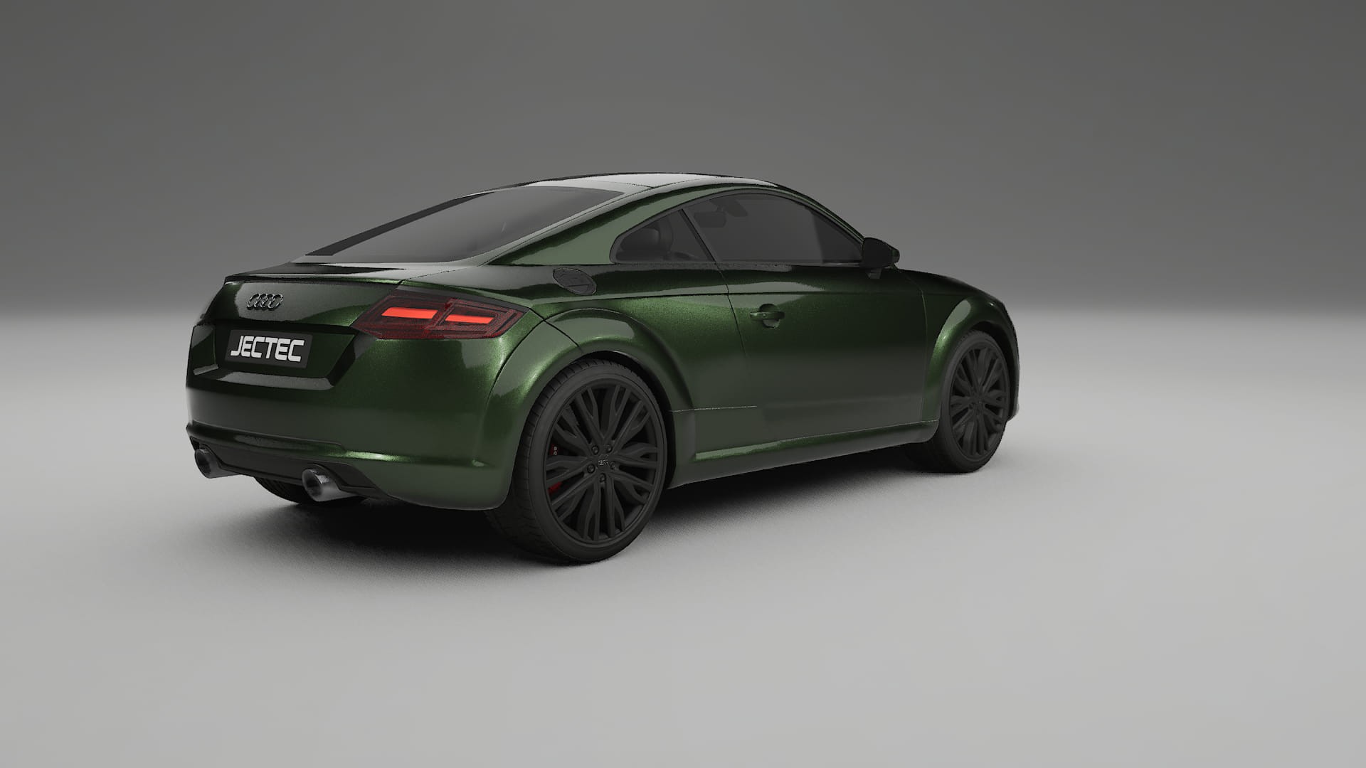 Audi TT Coupe 8S prefacelift pre LCI TPU Lackskyddsfilm | LAGOON Färgskiftande PPF – Komplett Förskuret Kit