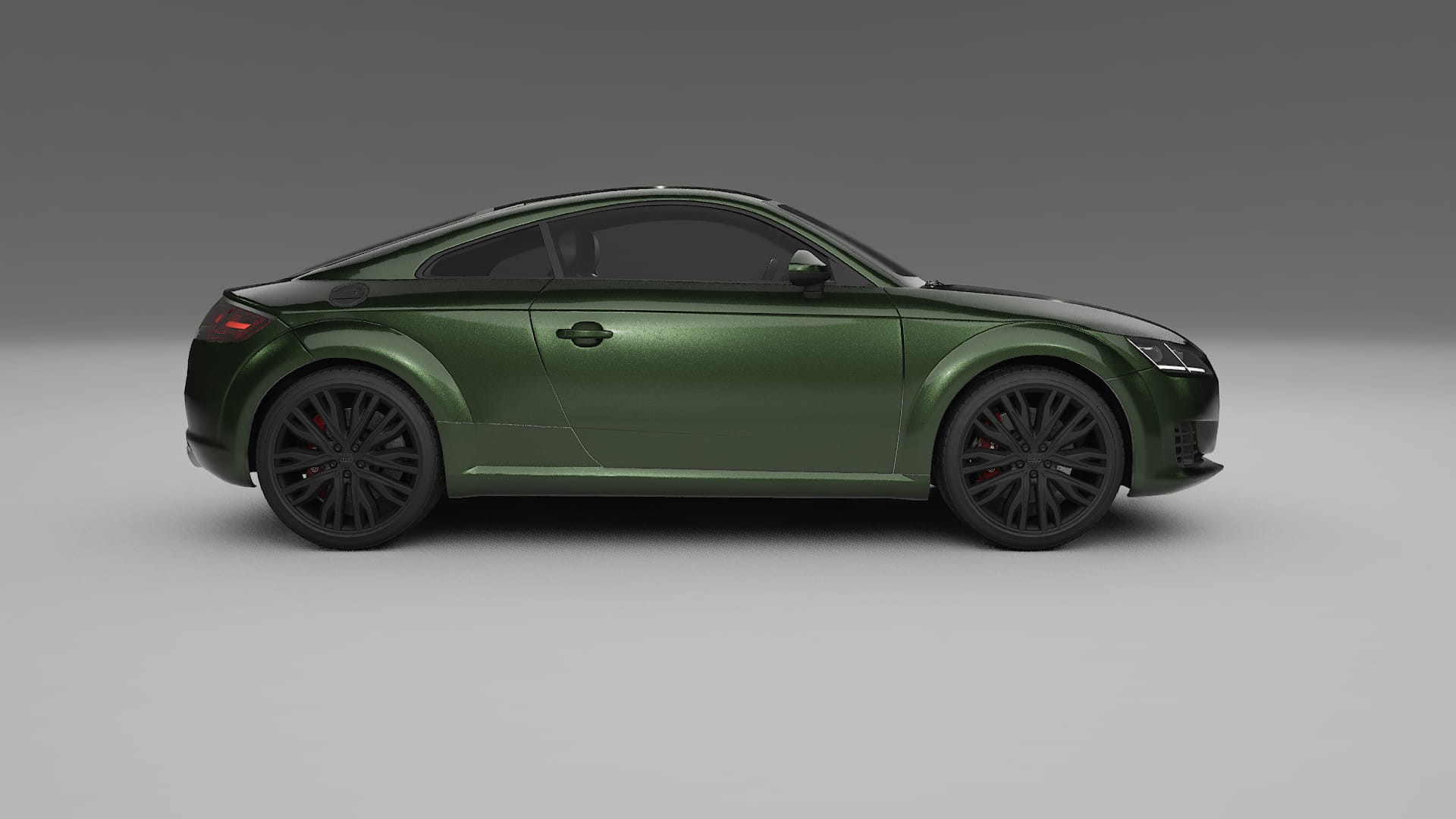 Audi TT Coupe 8S prefacelift pre LCI TPU Lackskyddsfilm | LAGOON Färgskiftande PPF – Komplett Förskuret Kit