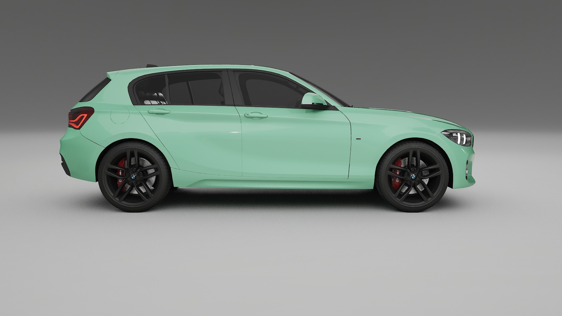 BMW 1 F20 facelift LCI TPU Lackskyddsfilm | DUSTY Färgskiftande PPF – Komplett Förskuret Kit