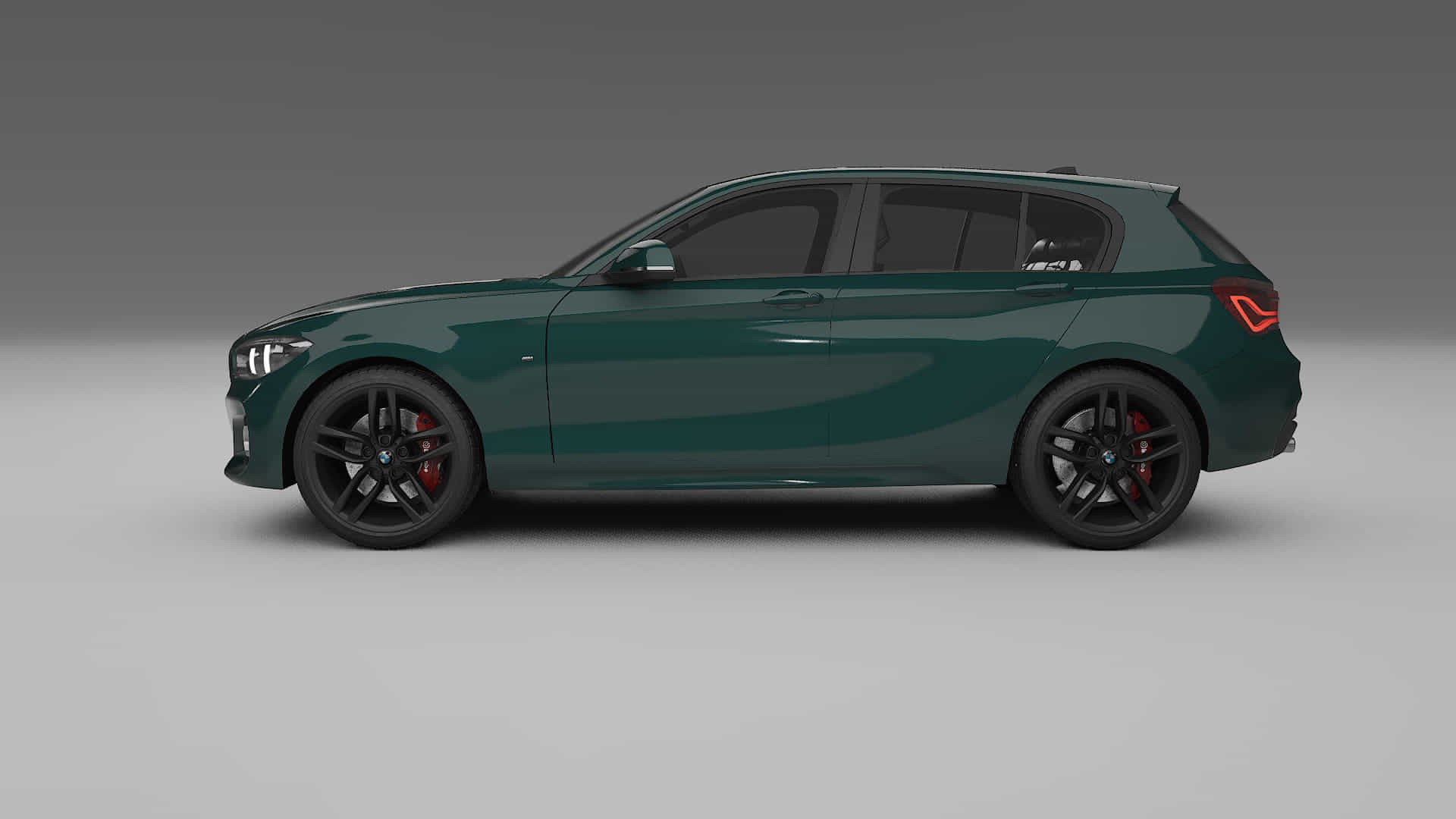 BMW 1 F20 facelift LCI TPU Lackskyddsfilm | INFERNO Färgskiftande PPF – Komplett Förskuret Kit