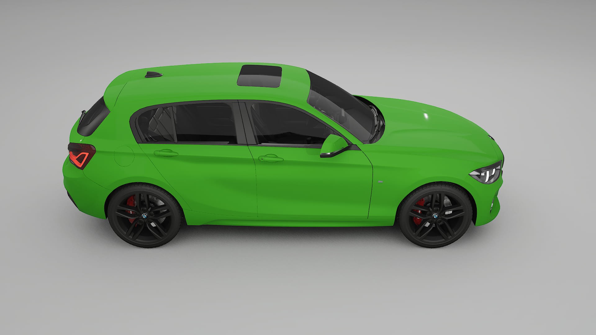 BMW 1 F20 facelift LCI TPU Lackskyddsfilm | VENOM Färgskiftande PPF – Komplett Förskuret Kit