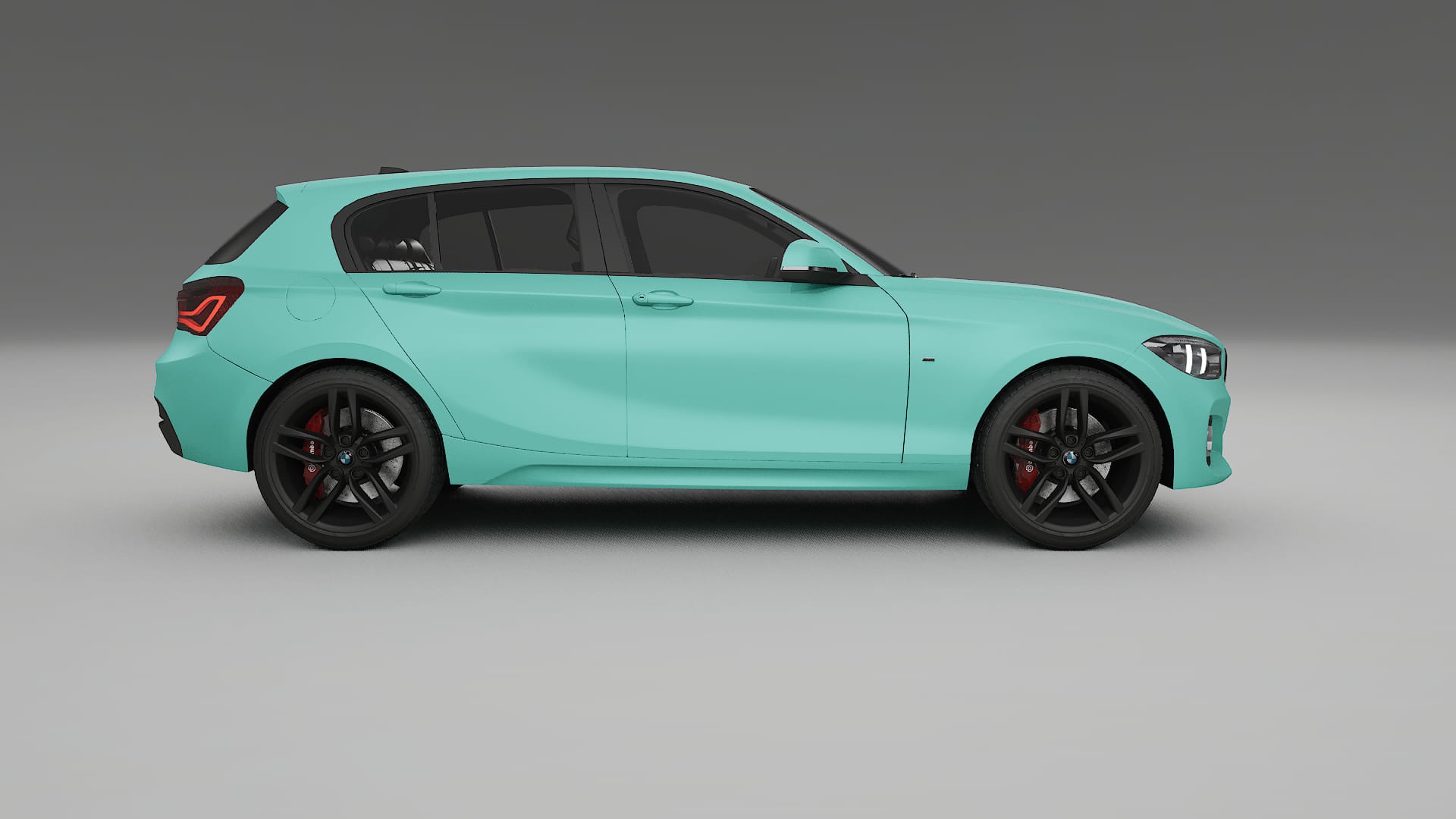 BMW 1 F20 facelift LCI TPU Lackskyddsfilm | FROST Färgskiftande PPF – Komplett Förskuret Kit