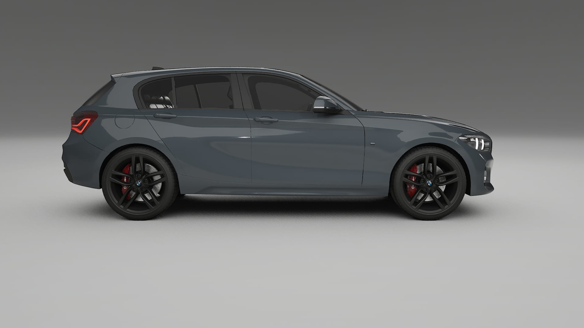 BMW 1 F20 facelift LCI TPU Lackskyddsfilm | GRANITE Färgskiftande PPF – Komplett Förskuret Kit