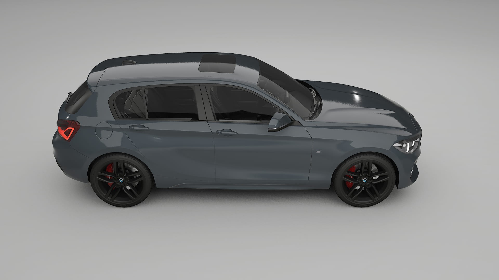BMW 1 F20 facelift LCI TPU Lackskyddsfilm | GRANITE Färgskiftande PPF – Komplett Förskuret Kit