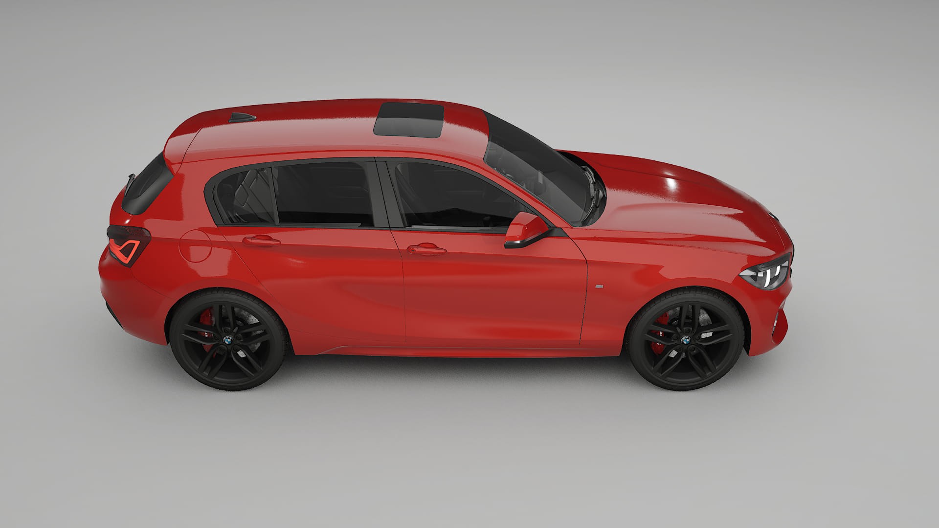 BMW 1 F20 facelift LCI TPU Lackskyddsfilm | BLAZE Färgskiftande PPF – Komplett Förskuret Kit