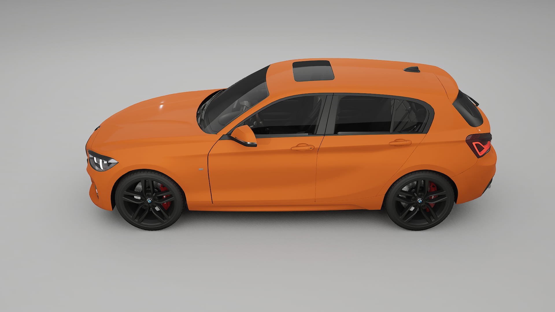BMW 1 F20 facelift LCI TPU Lackskyddsfilm | ROCKET Färgskiftande PPF – Komplett Förskuret Kit