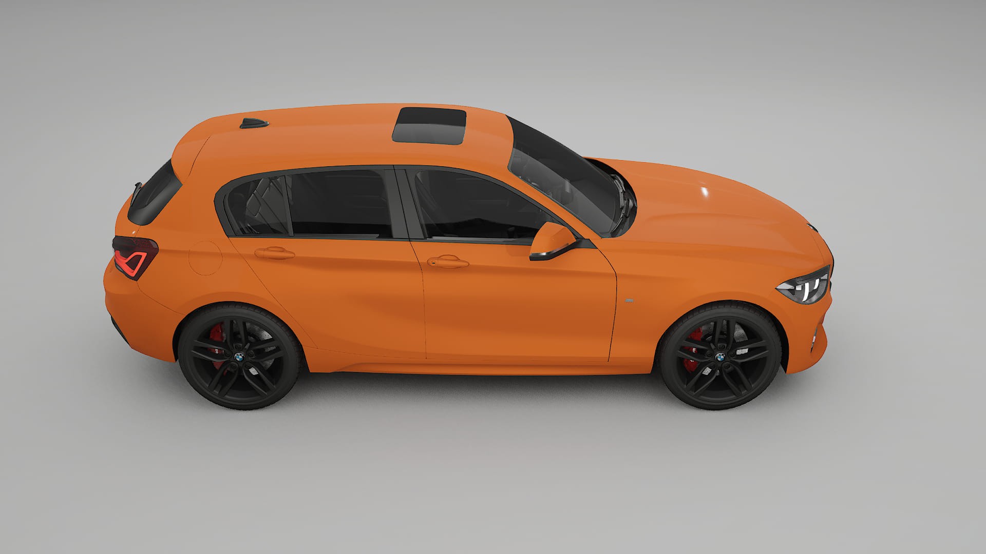 BMW 1 F20 facelift LCI TPU Lackskyddsfilm | ROCKET Färgskiftande PPF – Komplett Förskuret Kit