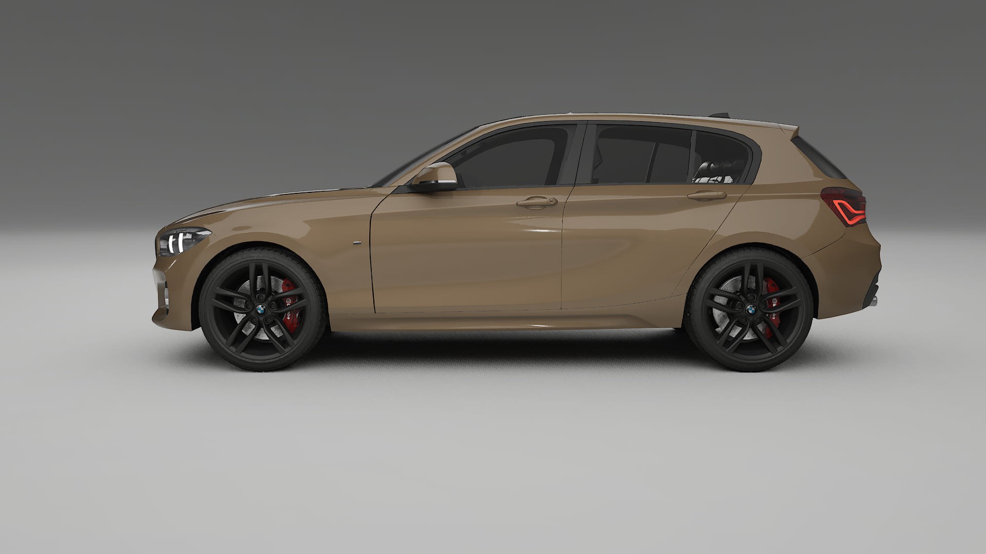 BMW 1 F20 facelift LCI TPU Lackskyddsfilm | SAHARA Färgskiftande PPF – Komplett Förskuret Kit